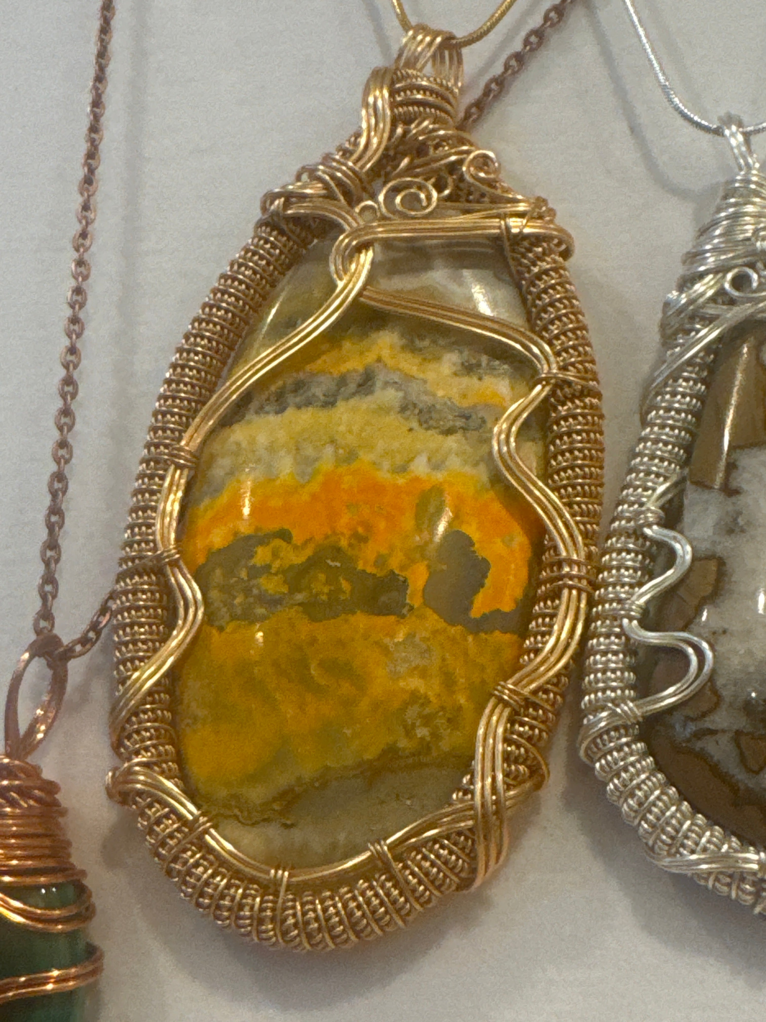 Djinns Treasure Bumblebee Jasper Pendant