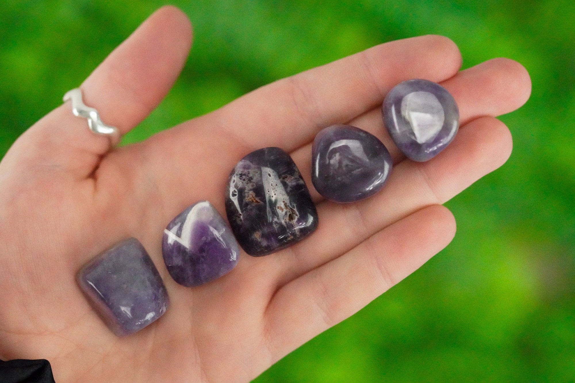 Tumbled Amethyst Polished Stone