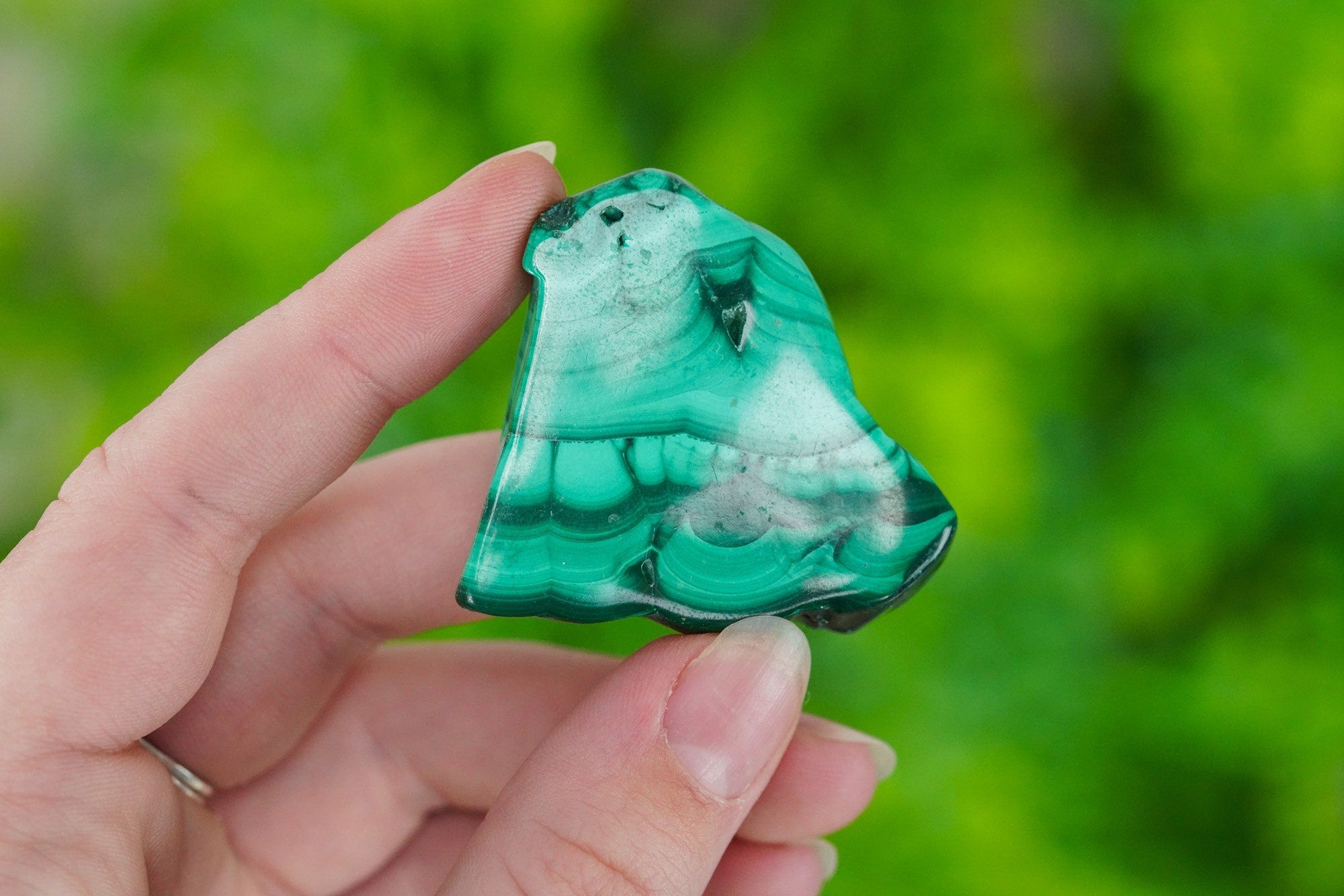 Malachite Polished Crystal Slab