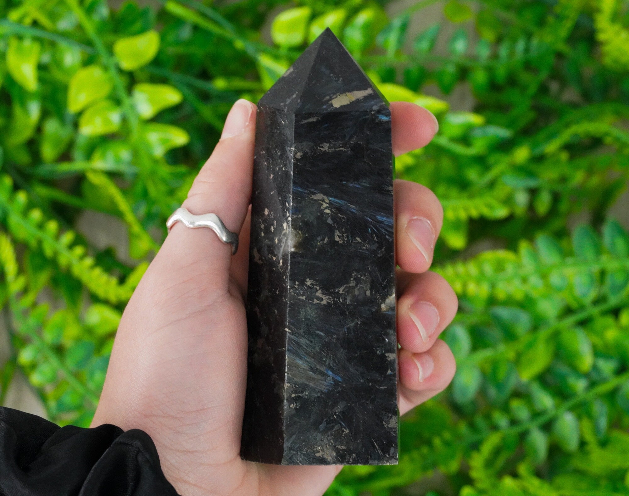 Large Astrophyllite Crystal Tower Point