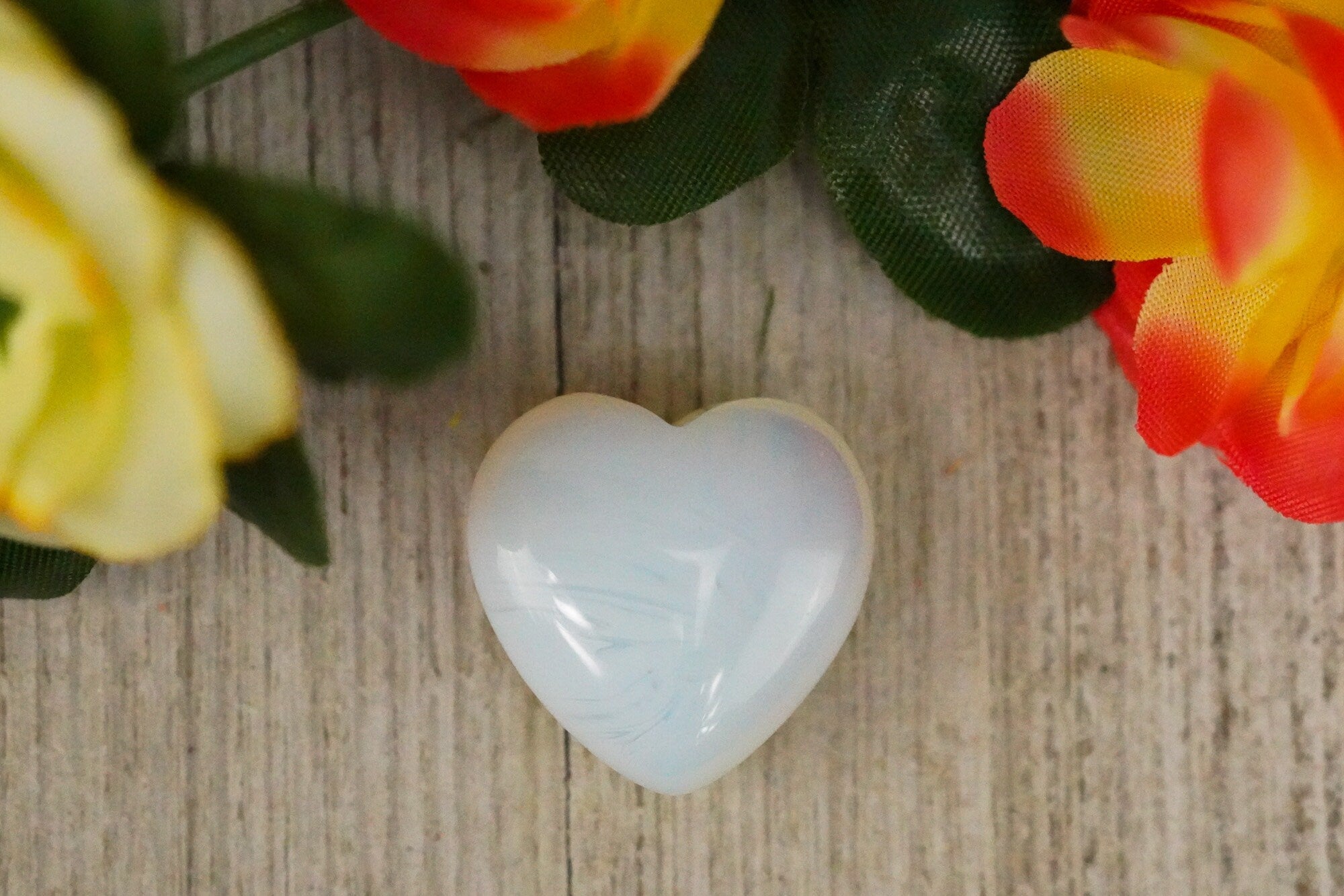 Small Opalite Crystal Heart