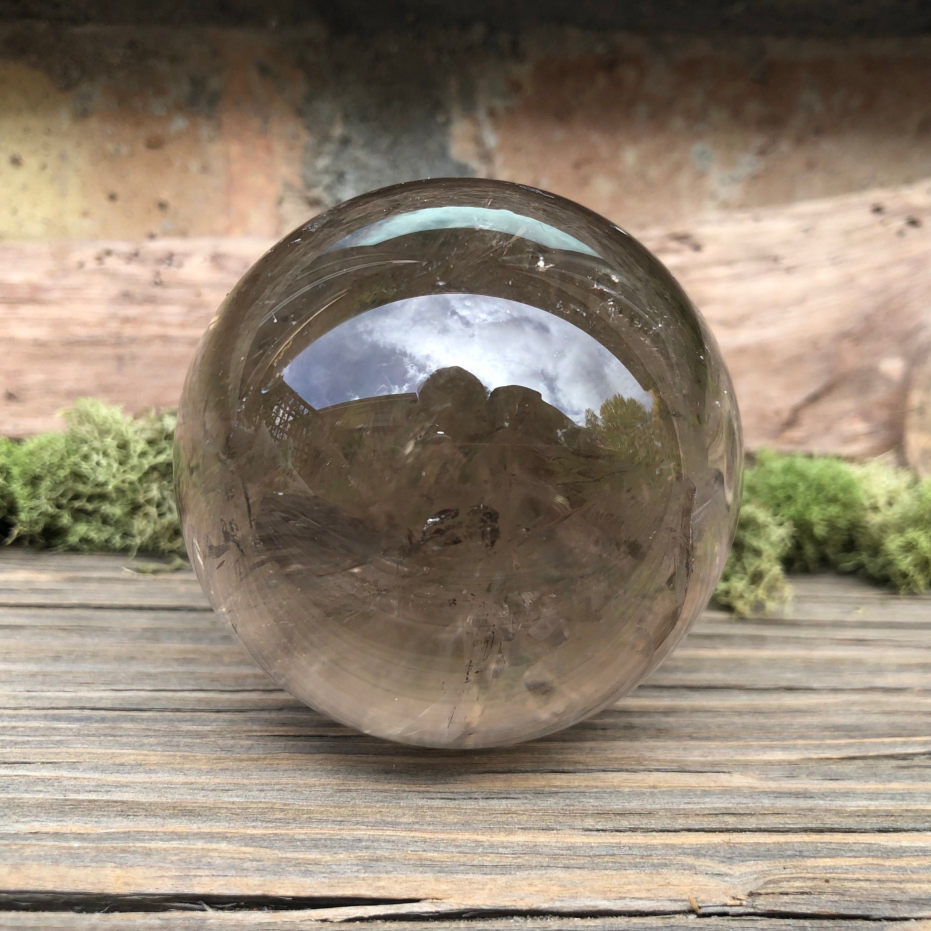Smoky Quartz Crystal Ball 60mm