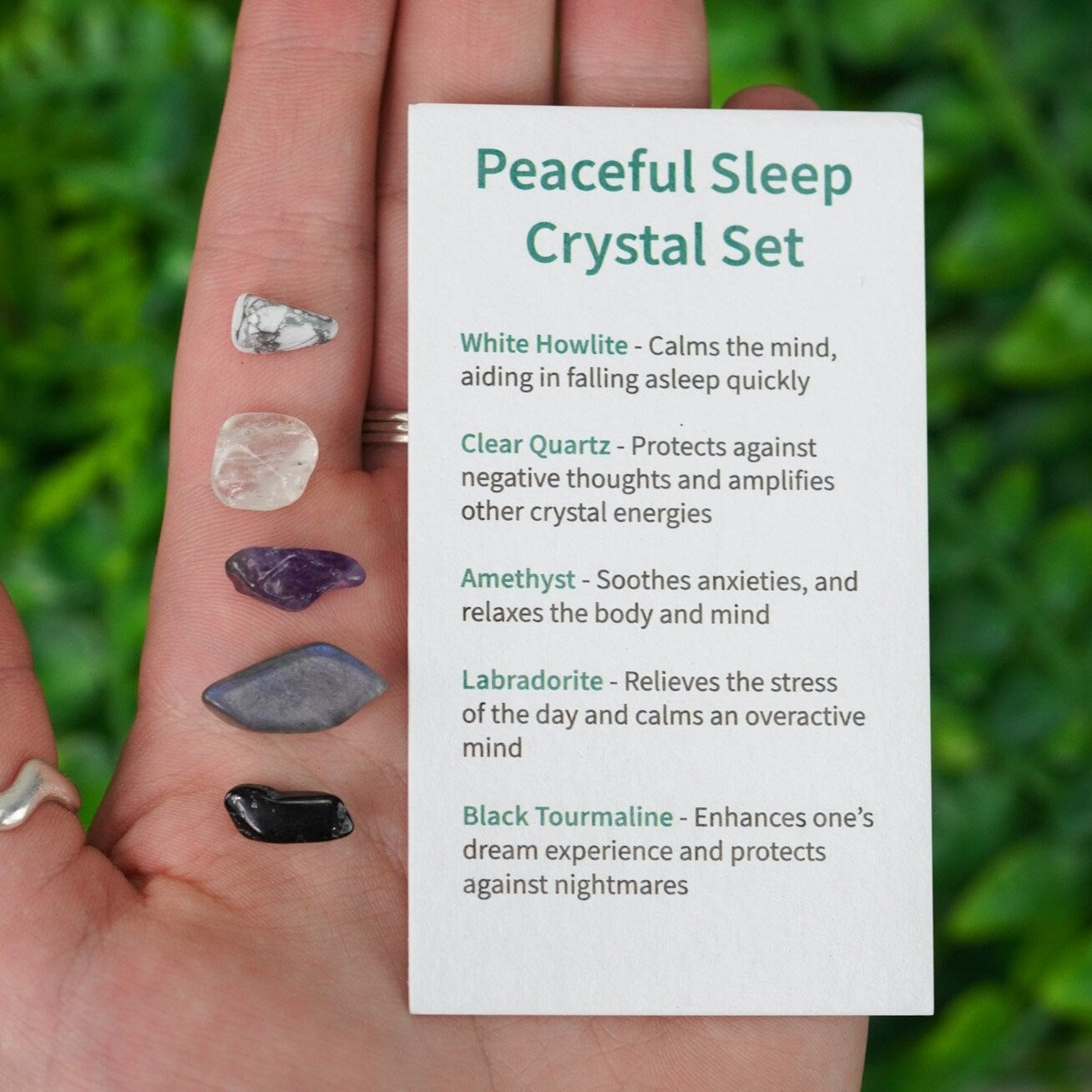 Peaceful Sleep Tumbled Chip Crystal Set