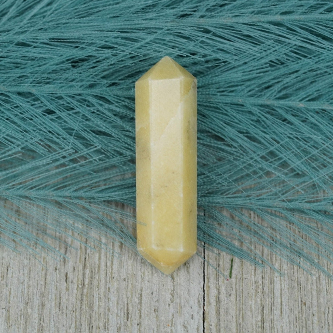 Yellow Aventurine Double Terminated Crystal