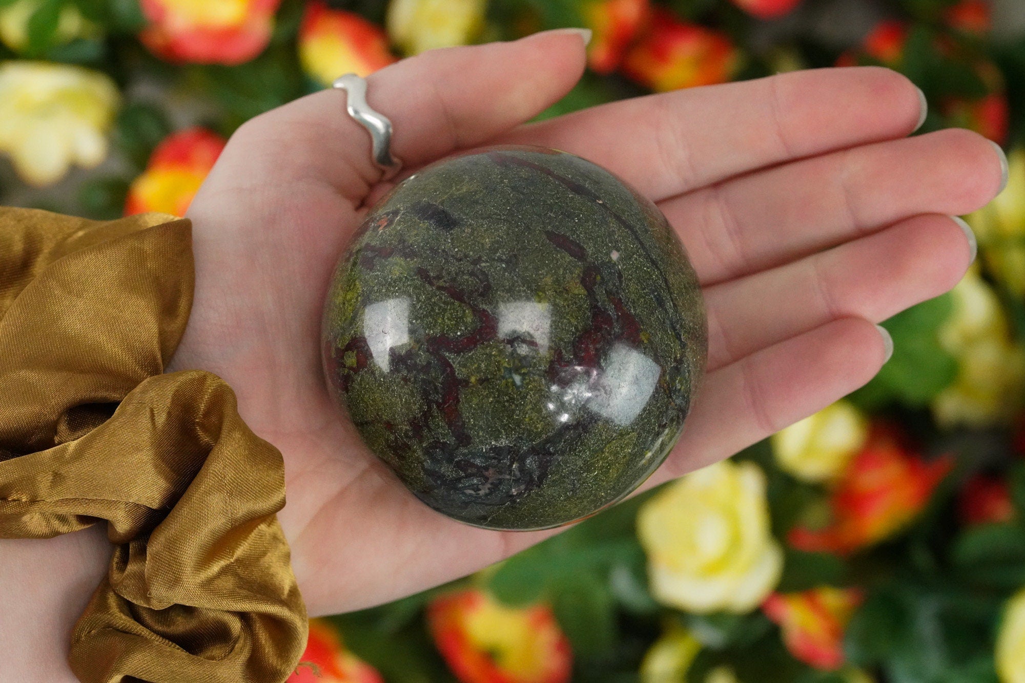 Dragon Blood Stone Crystal Ball 60mm