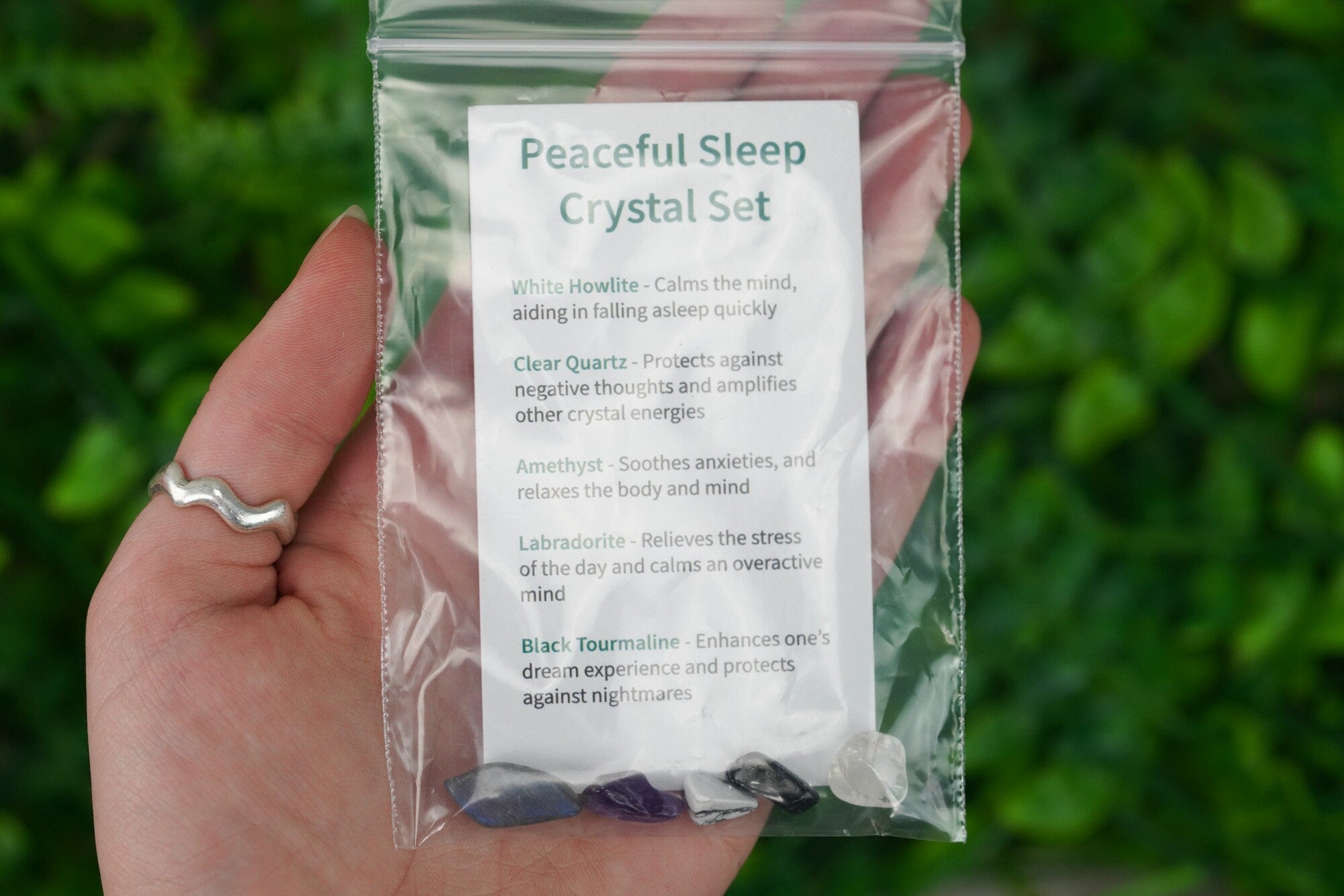 Peaceful Sleep Tumbled Chip Crystal Set