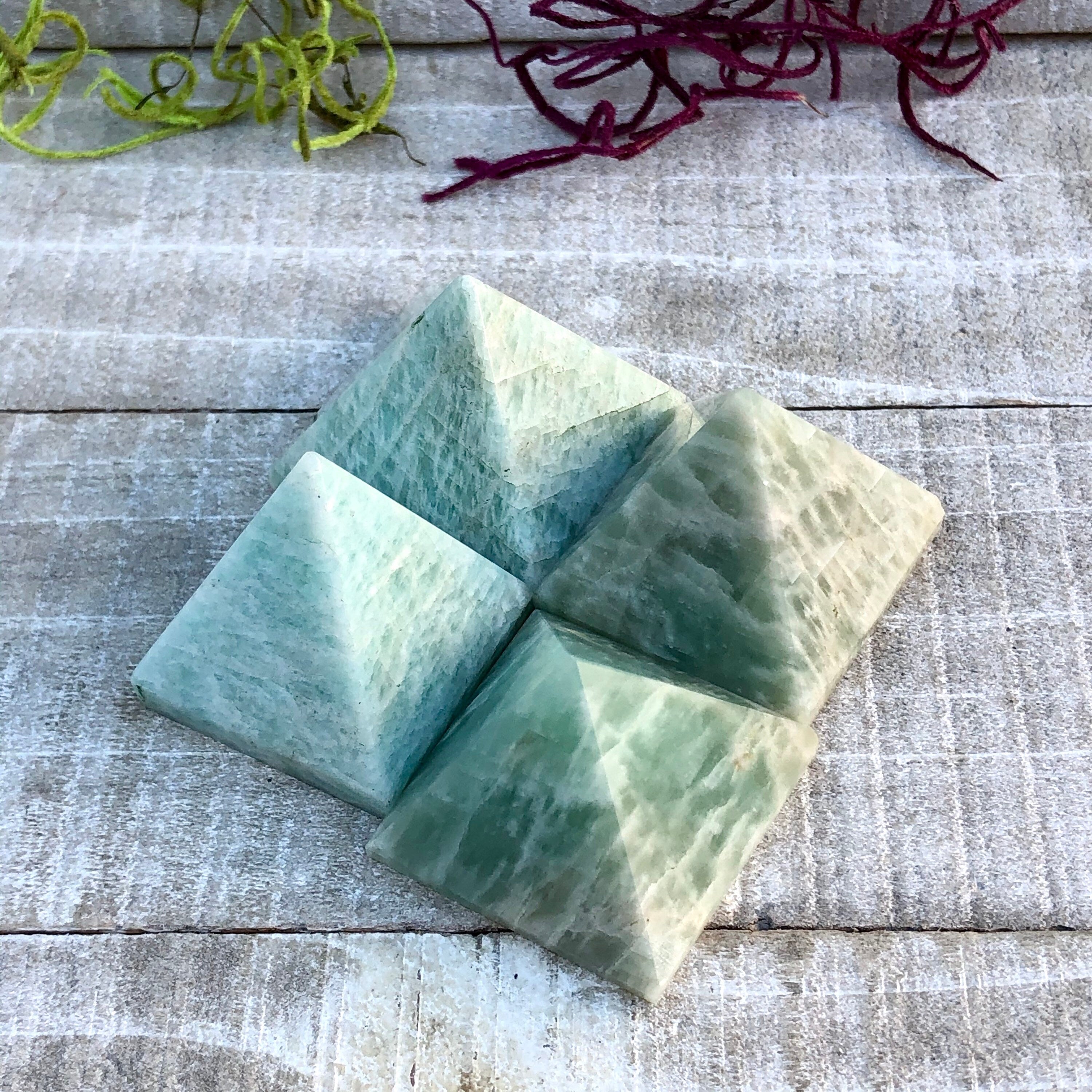 Amazonite Crystal Pyramid