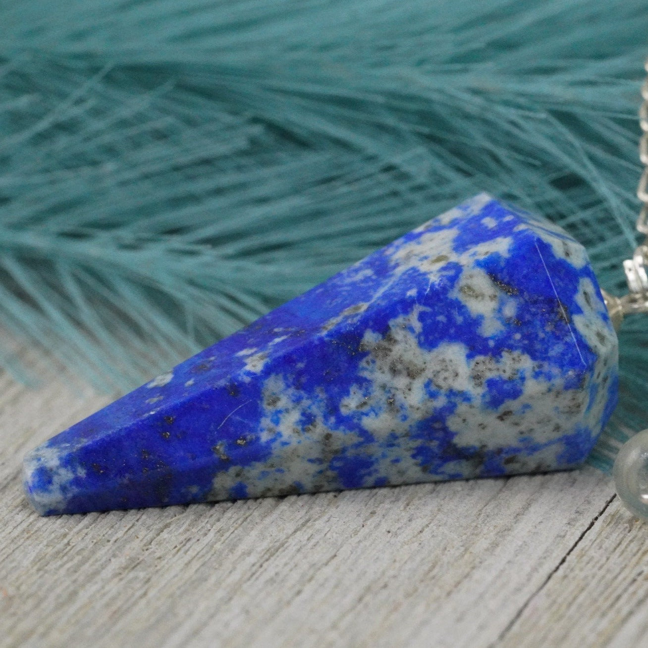 Lapis Lazuli Crystal Pendulum
