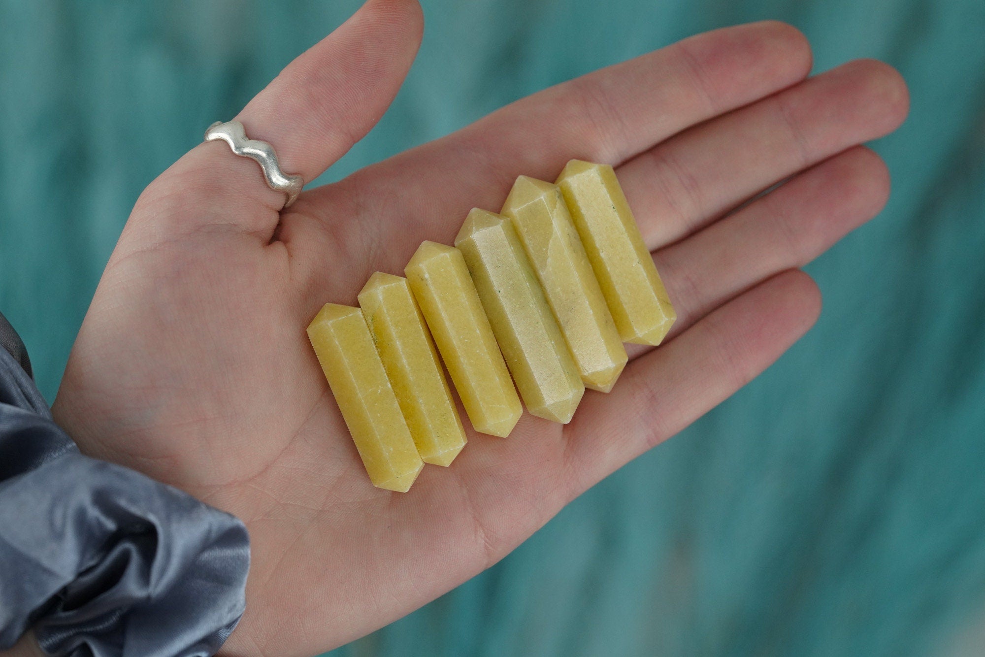 Yellow Aventurine Double Terminated Crystal