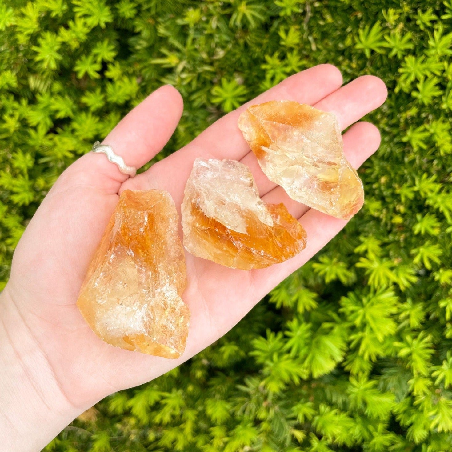 Large Raw Citrine Stone (Rough Citrine Crystal)