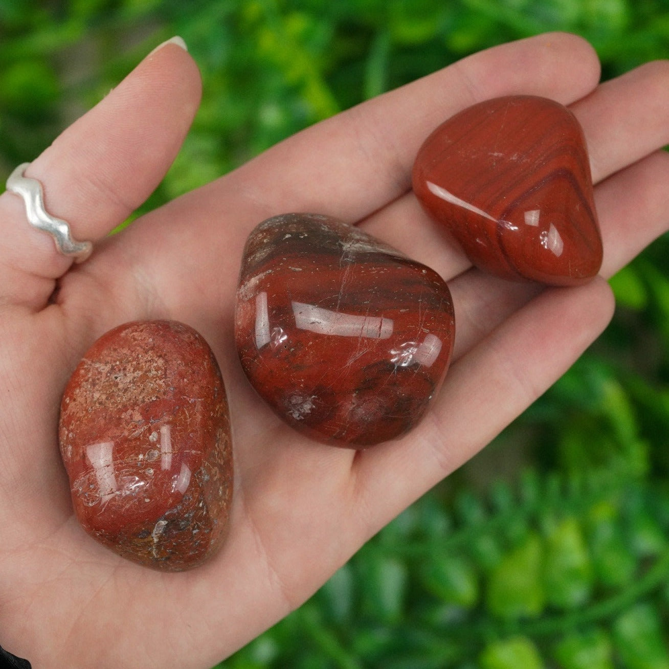 Red Jasper Pocket Stone