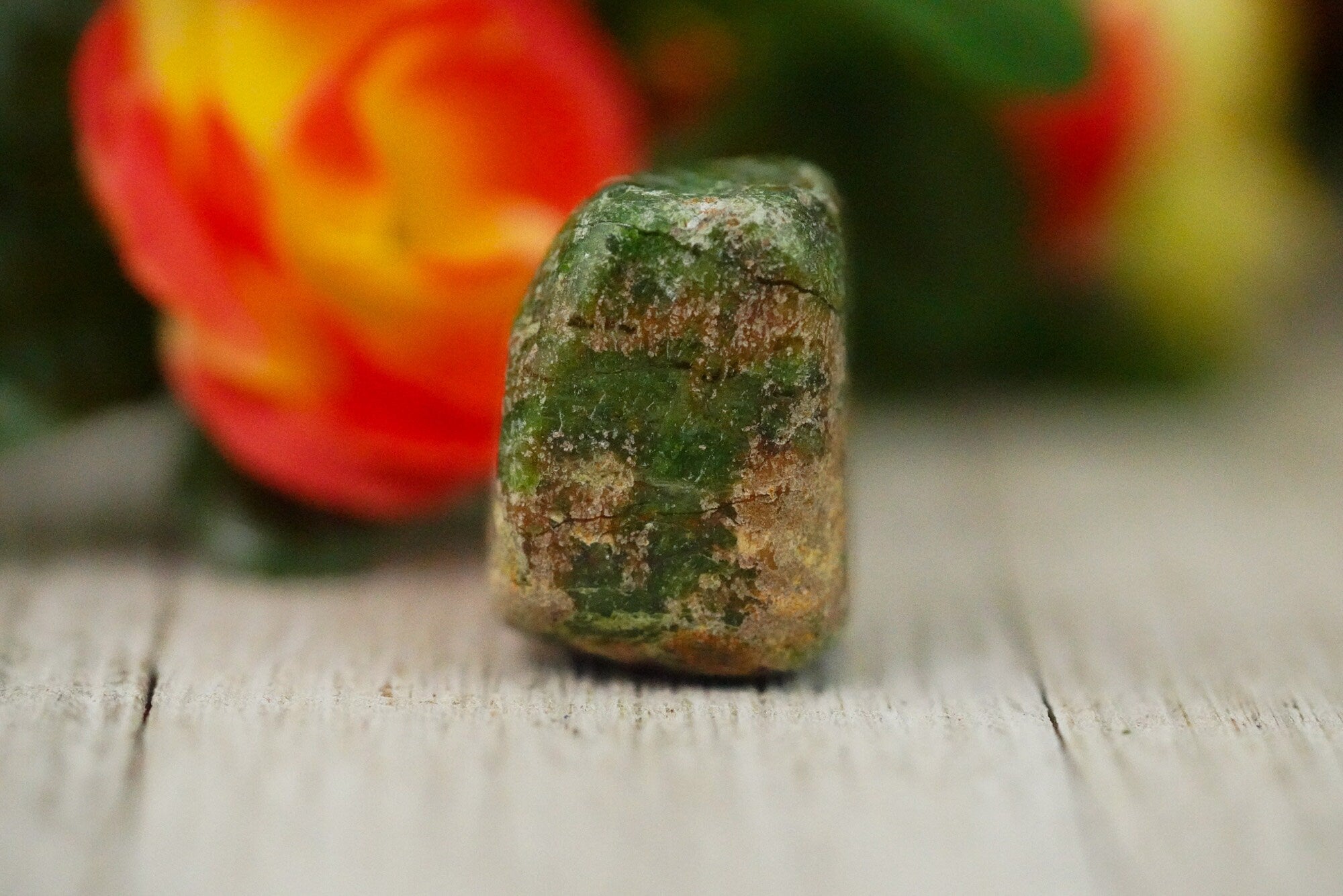Tumbled Green Opal Polished Stone