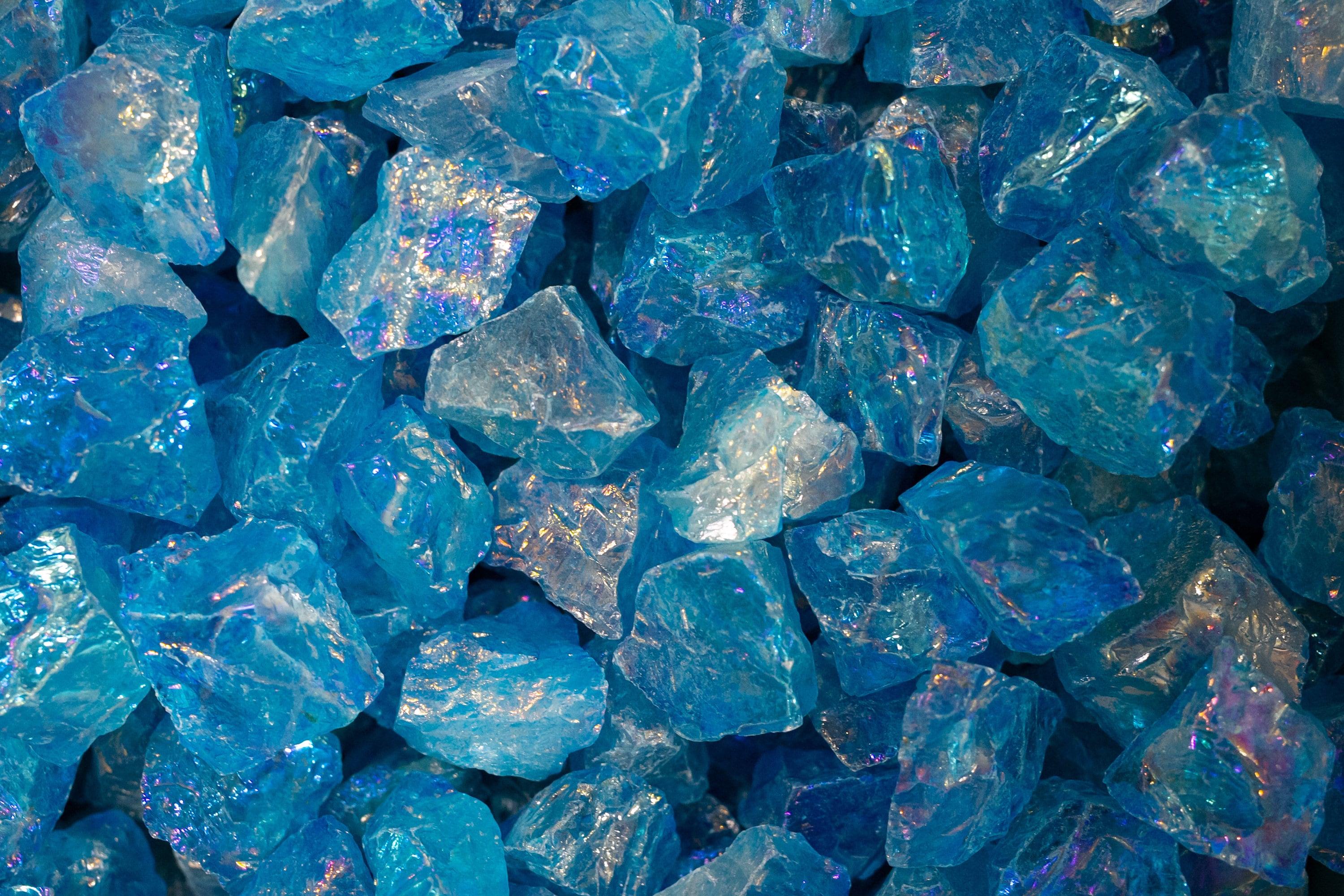 Raw Blue Aura Quartz