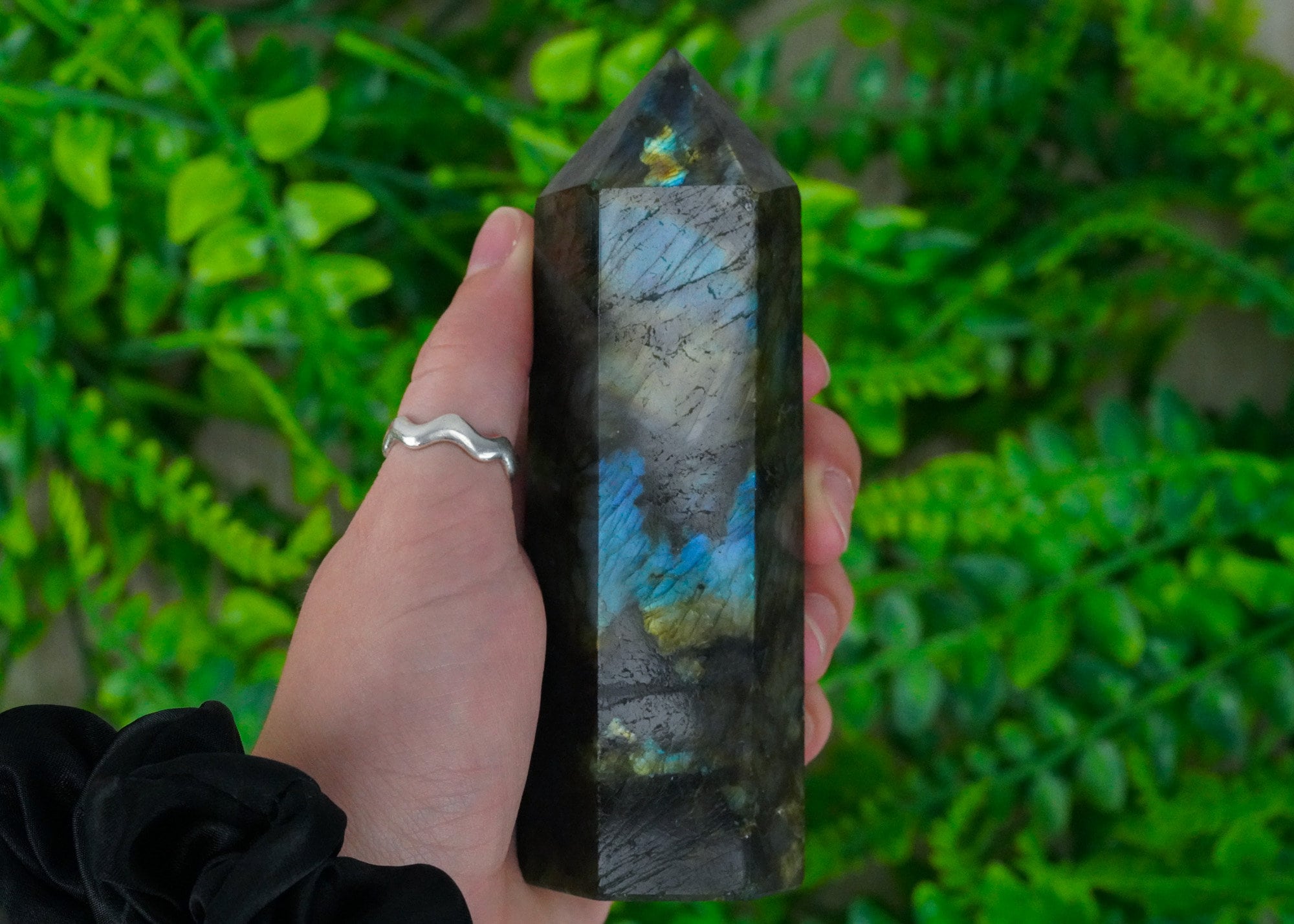 Large labradorite Crystal Tower