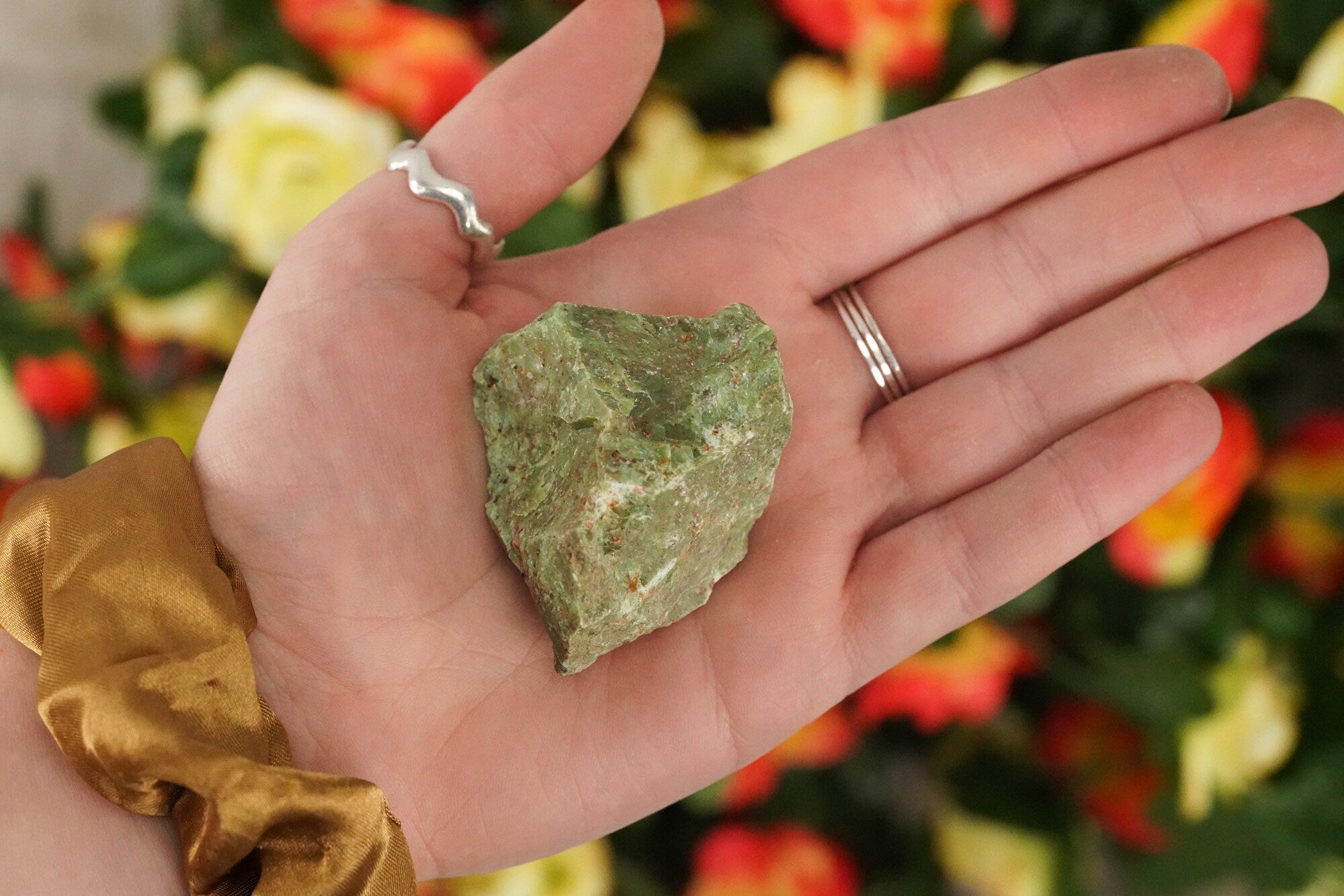 Raw Green Opal Rough Crystal