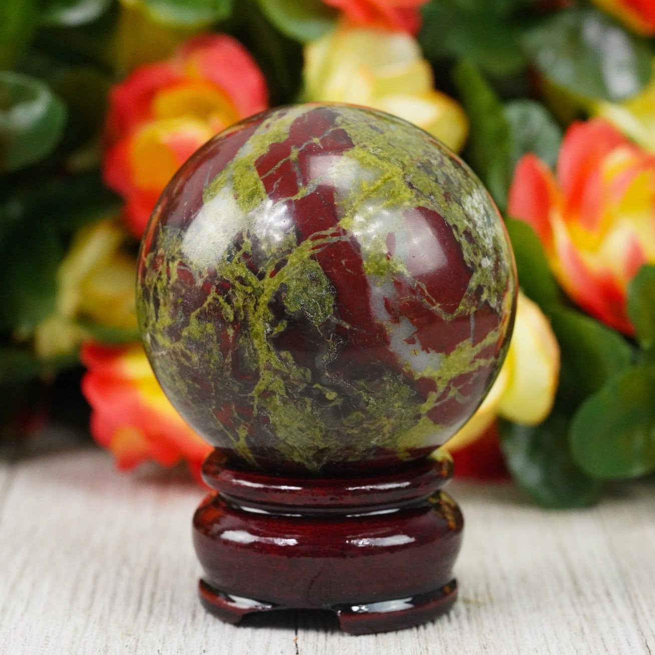 Dragon Blood Stone Crystal Ball 60mm