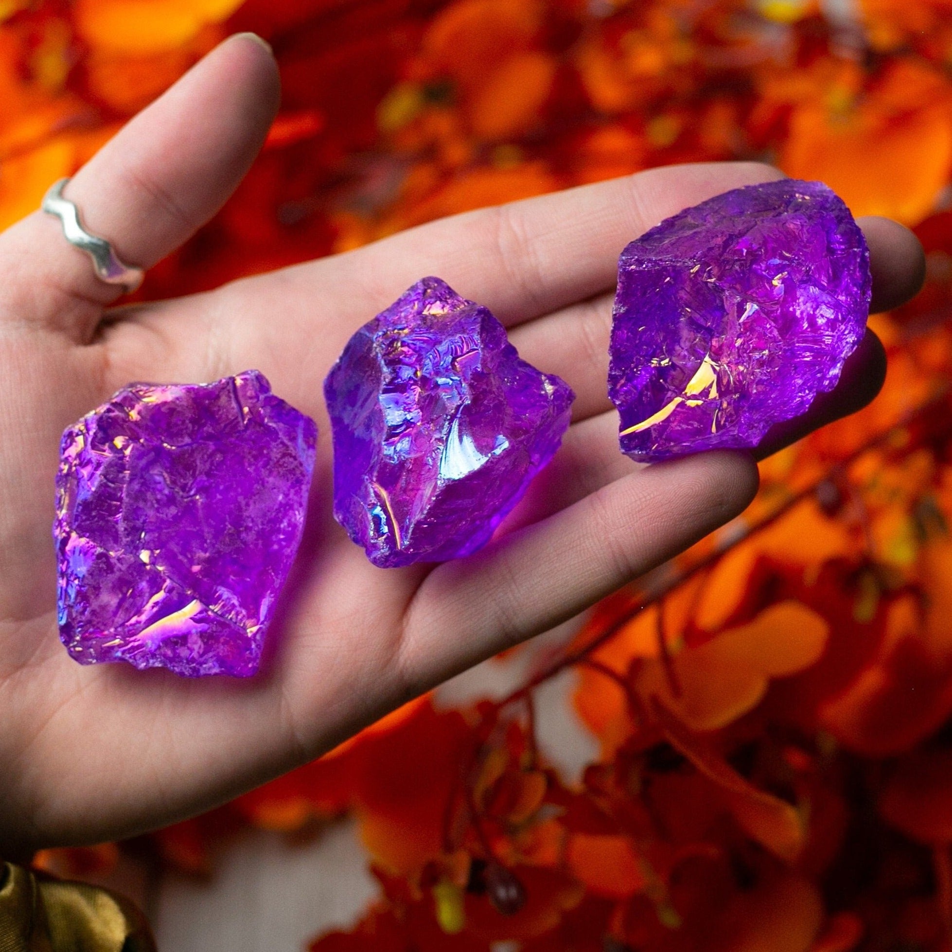 Raw Purple Aura Quartz