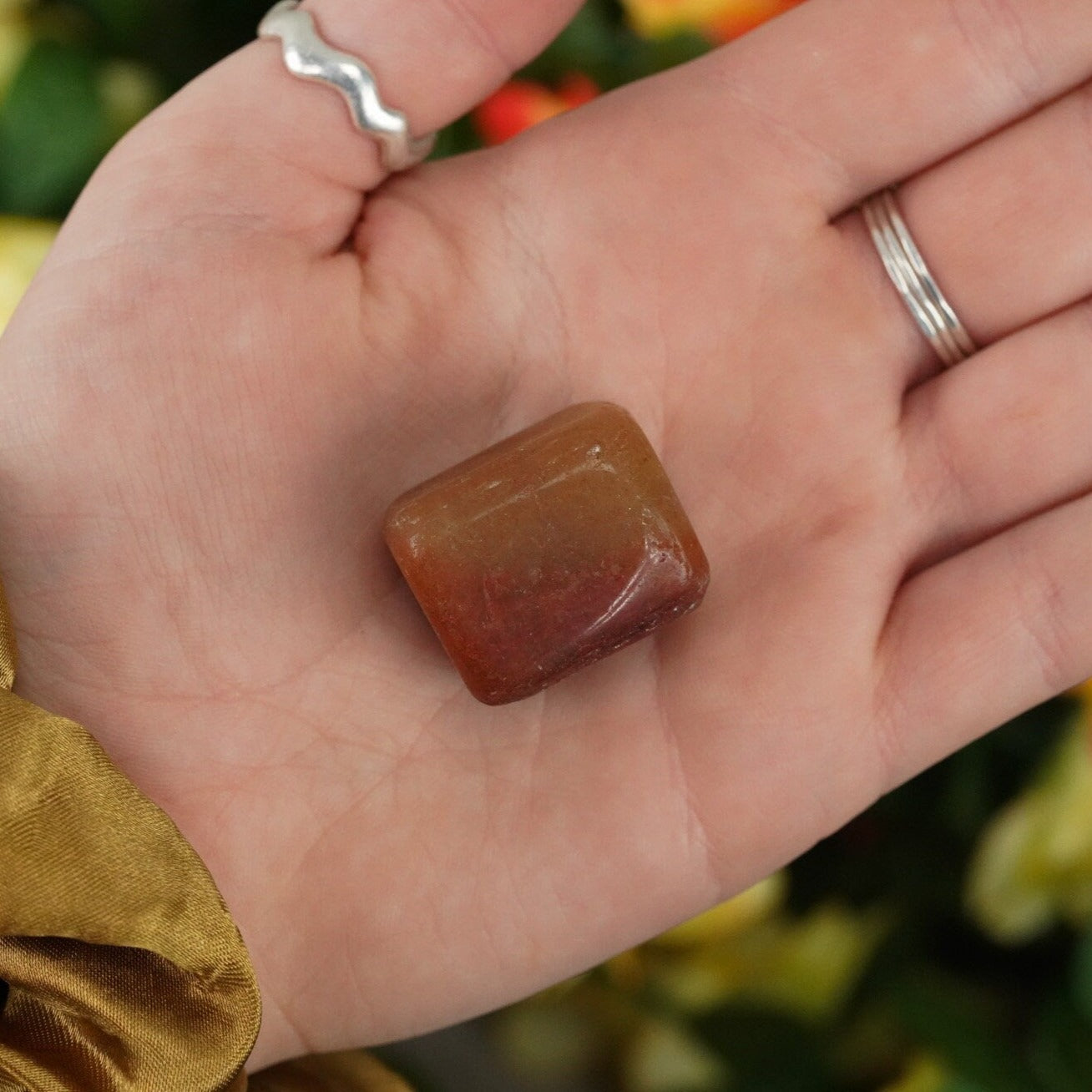 Tumbled Strawberry Quartz Polished Stone