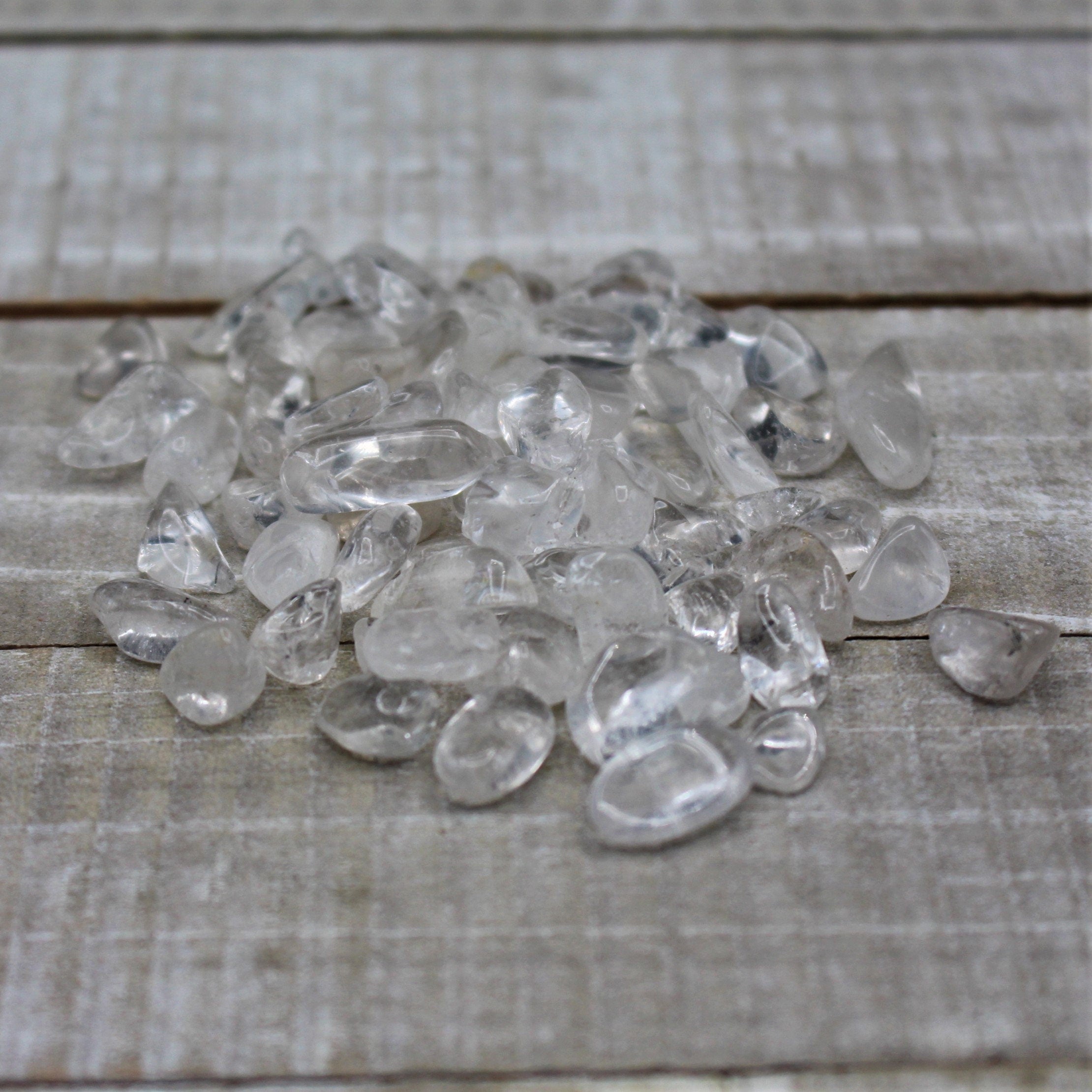 Clear Quartz Tumbled Gemstone Chips