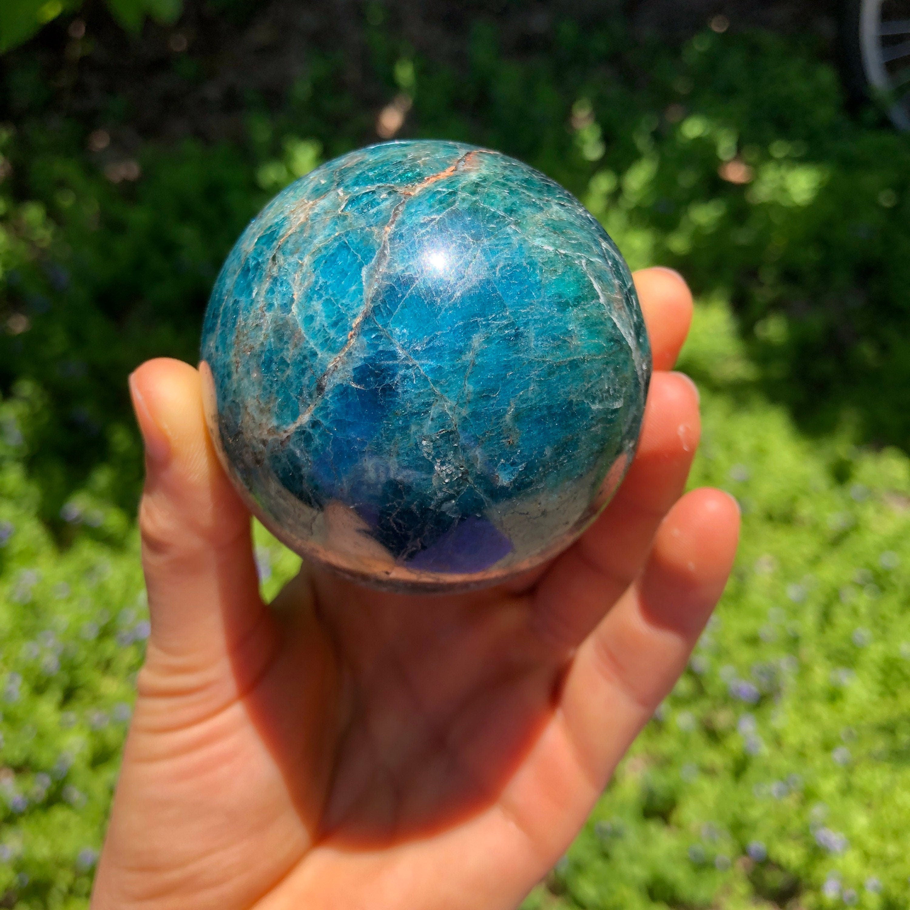 Apatite Stone Crystal Ball 60mm