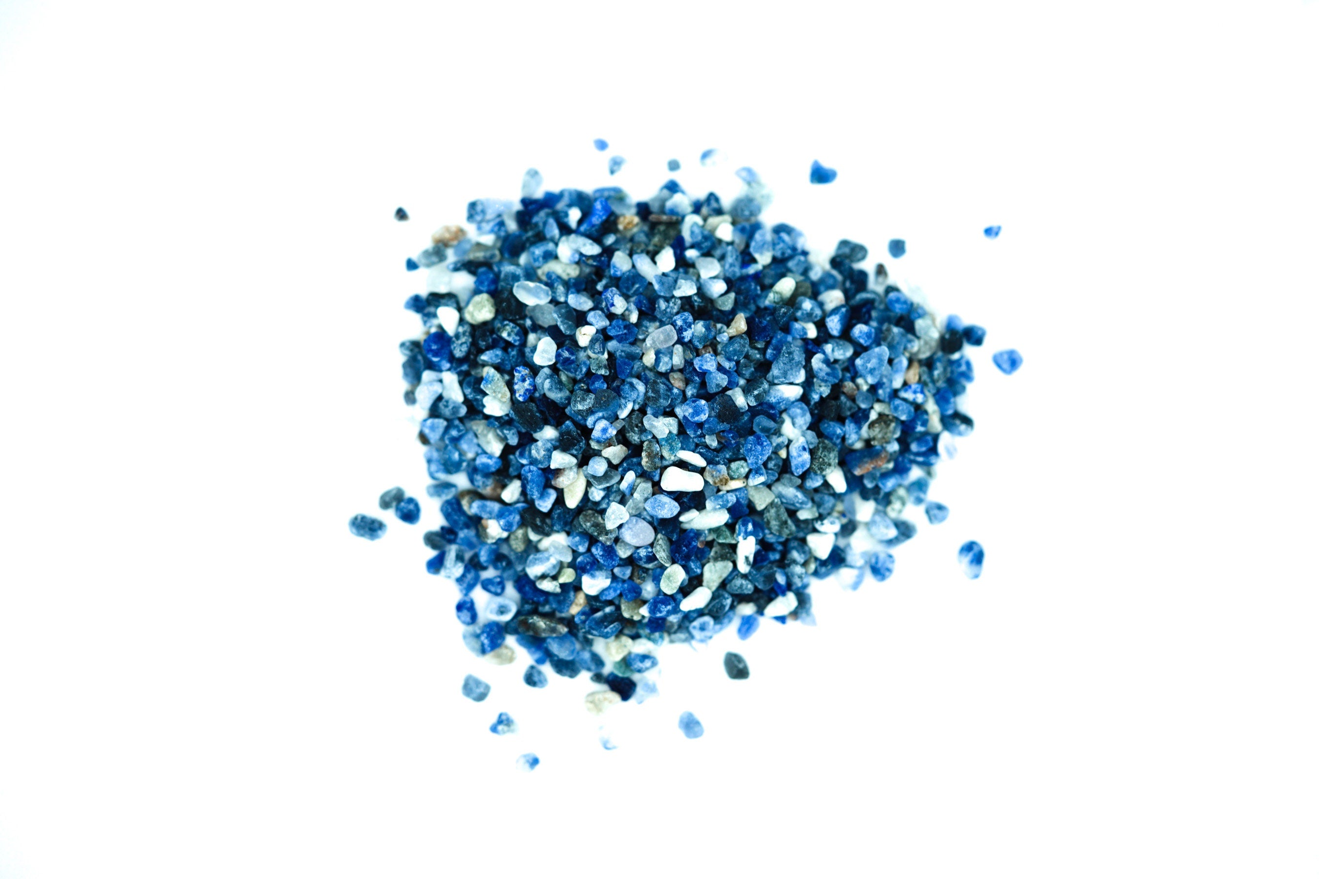 Crushed Sodalite Crystal Gravel, ALL SIZES