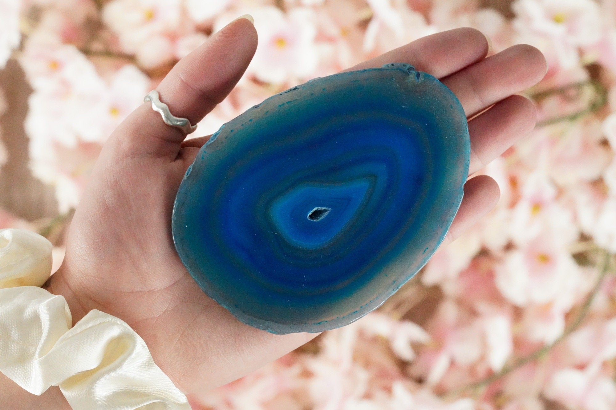 Blue Agate Slices