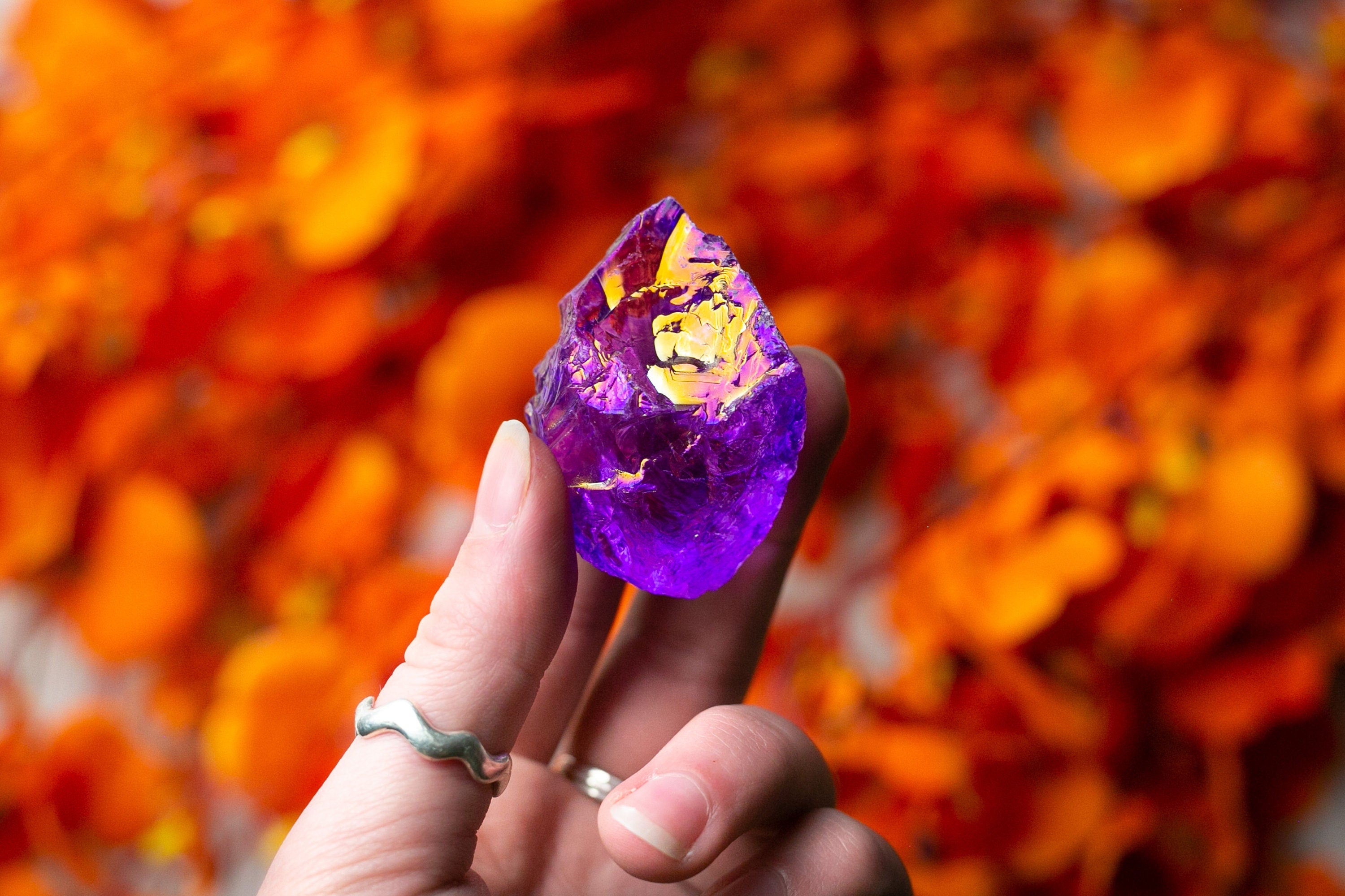 Raw Purple Aura Quartz