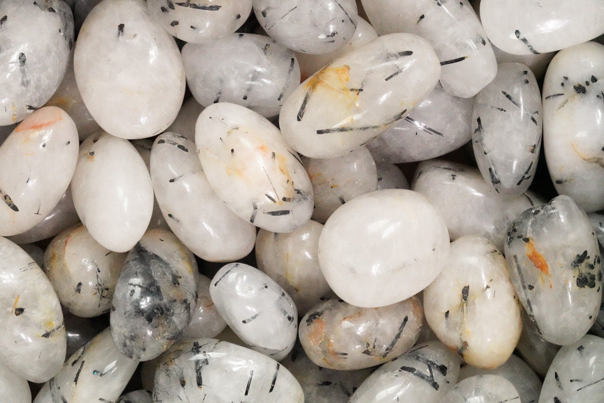 Tourmalinated Quartz Pocket Stone