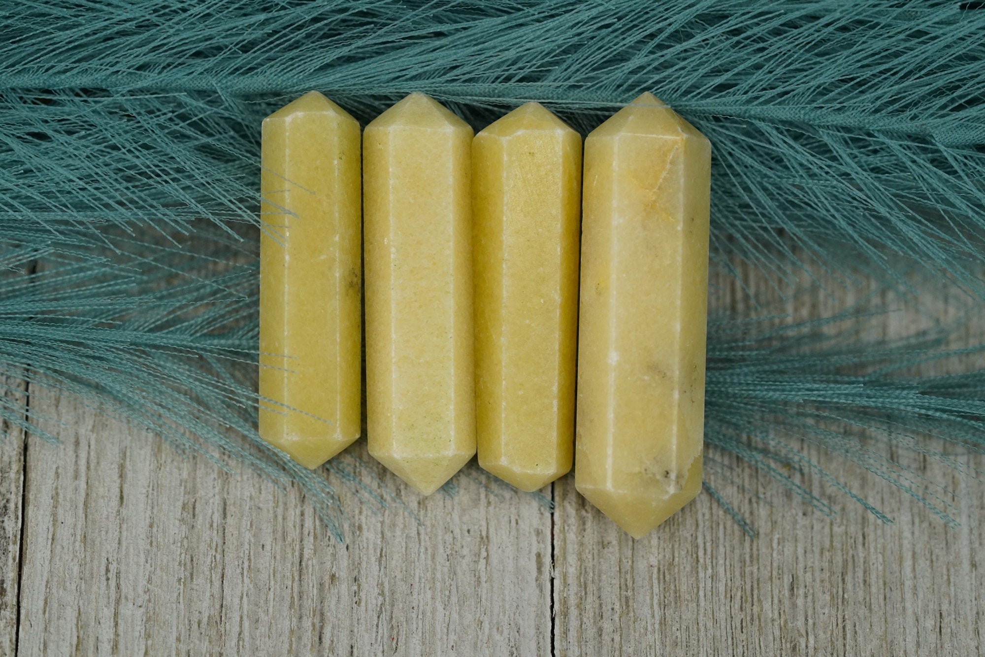 Yellow Aventurine Double Terminated Crystal