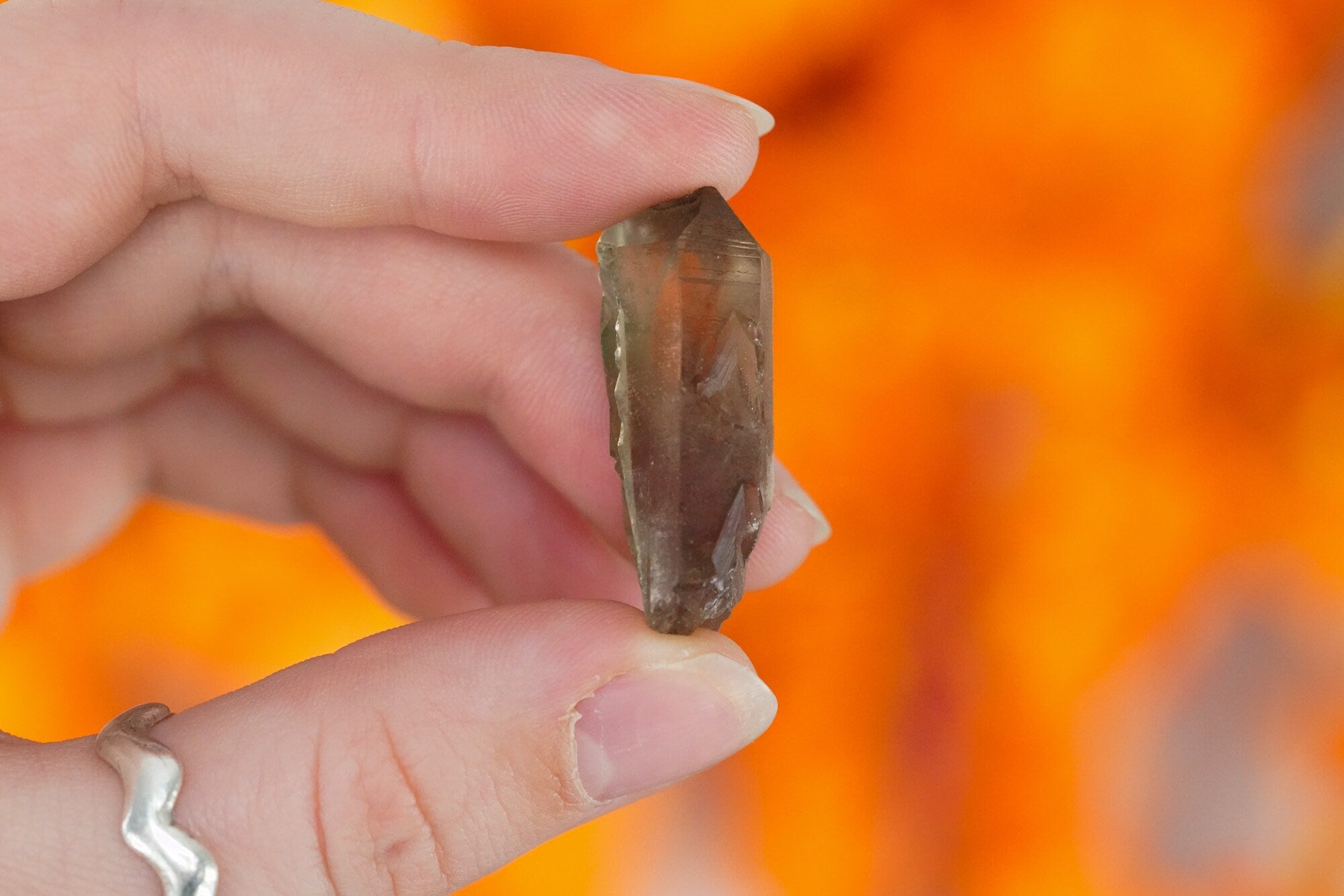 Raw Smoky Quartz Rough Point