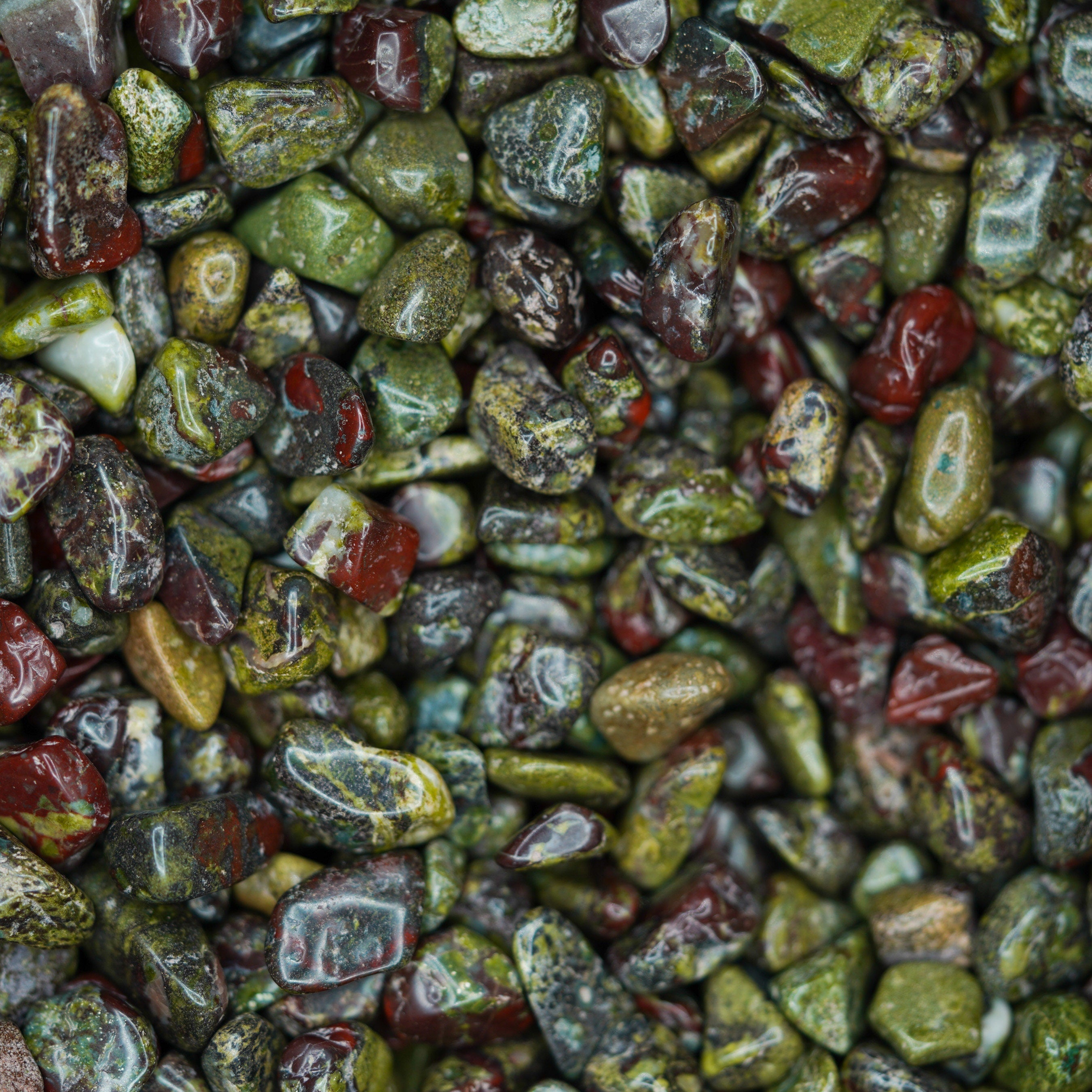 Dragon Blood Stone Crystal Chips