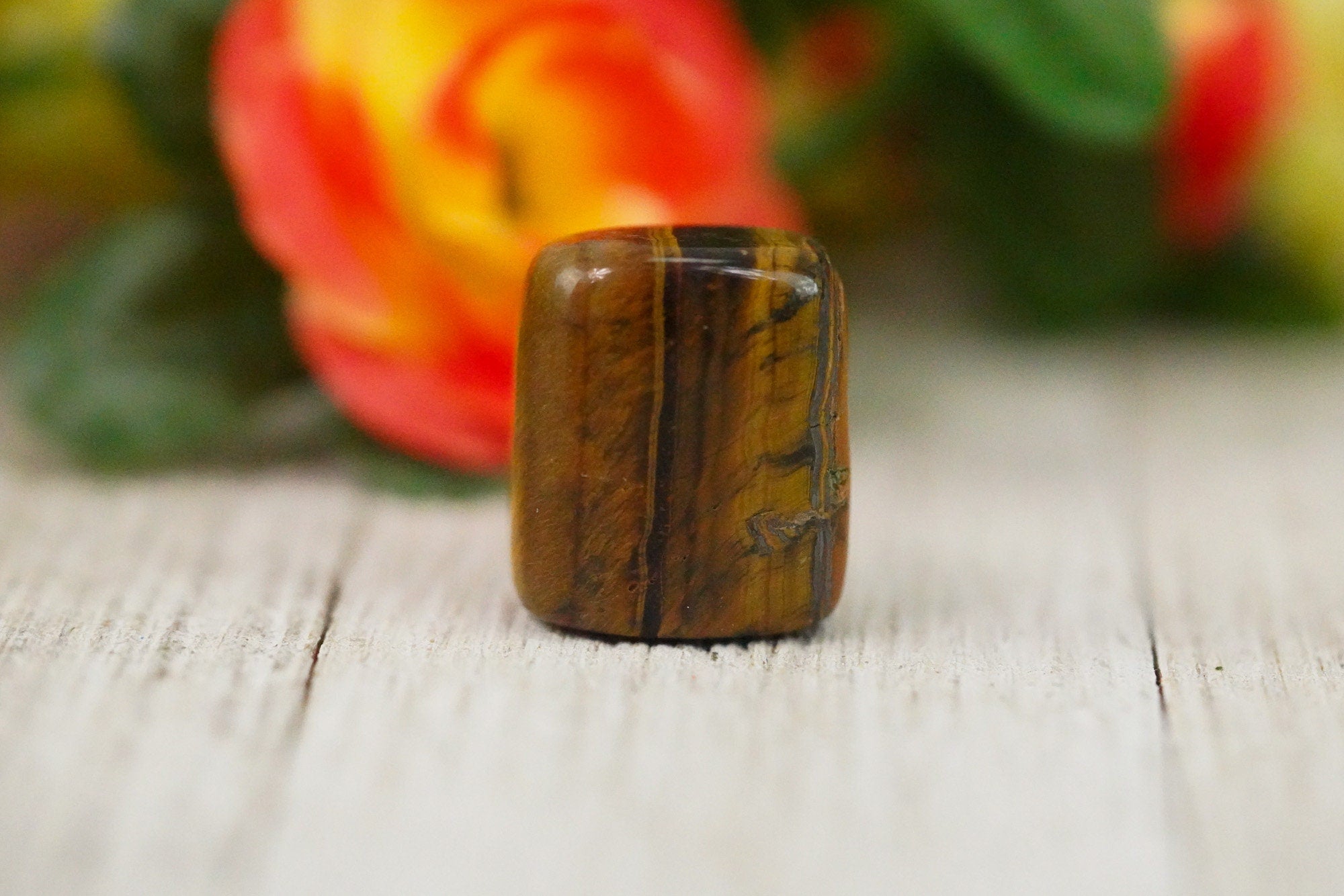 Tumbled Tigers Eye Polished Stone