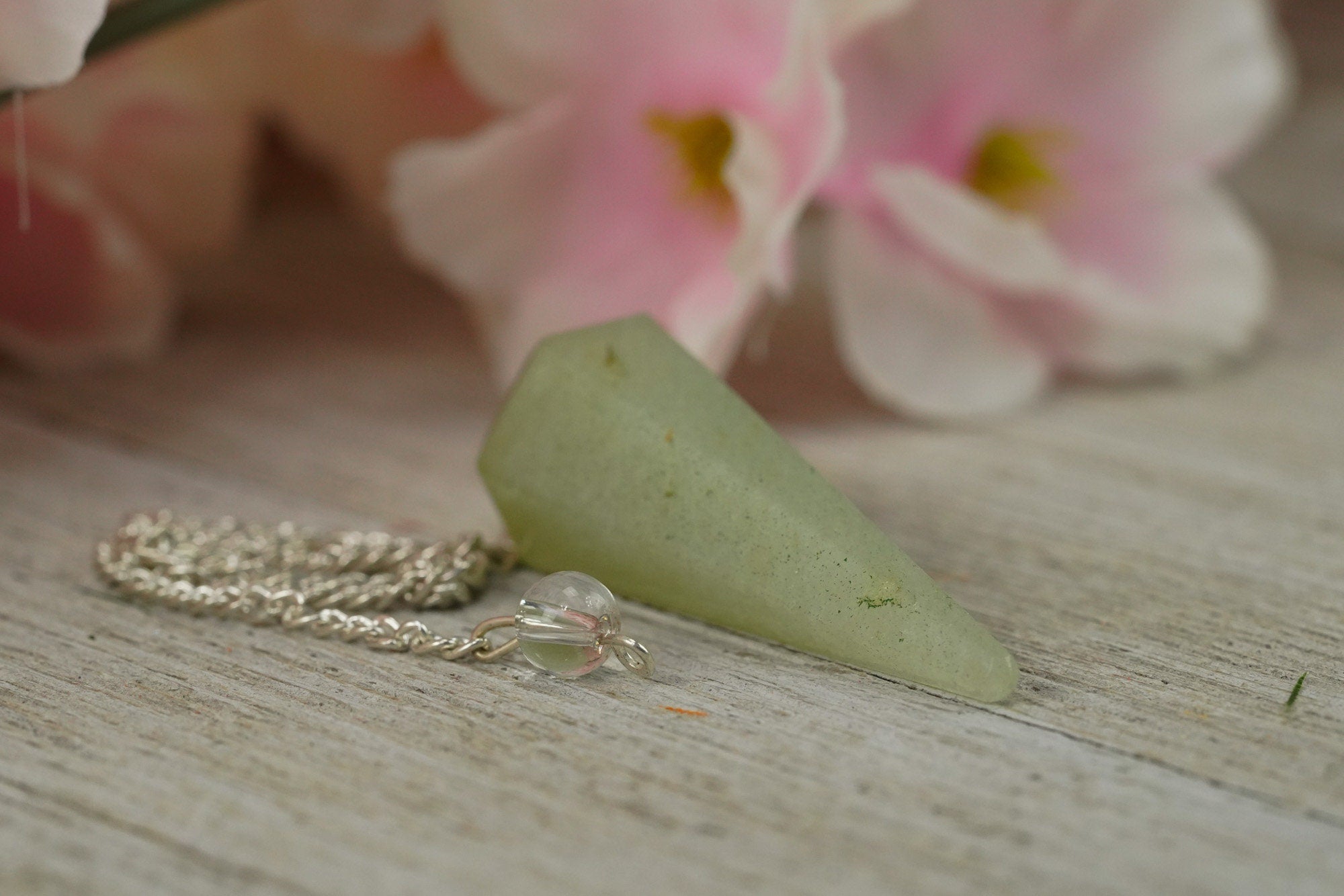 Green Aventurine Crystal Pendulum
