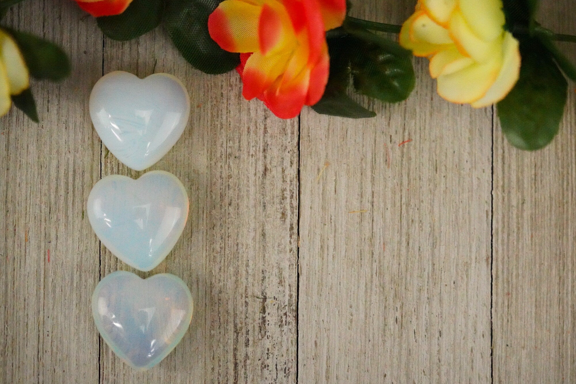 Small Opalite Crystal Heart