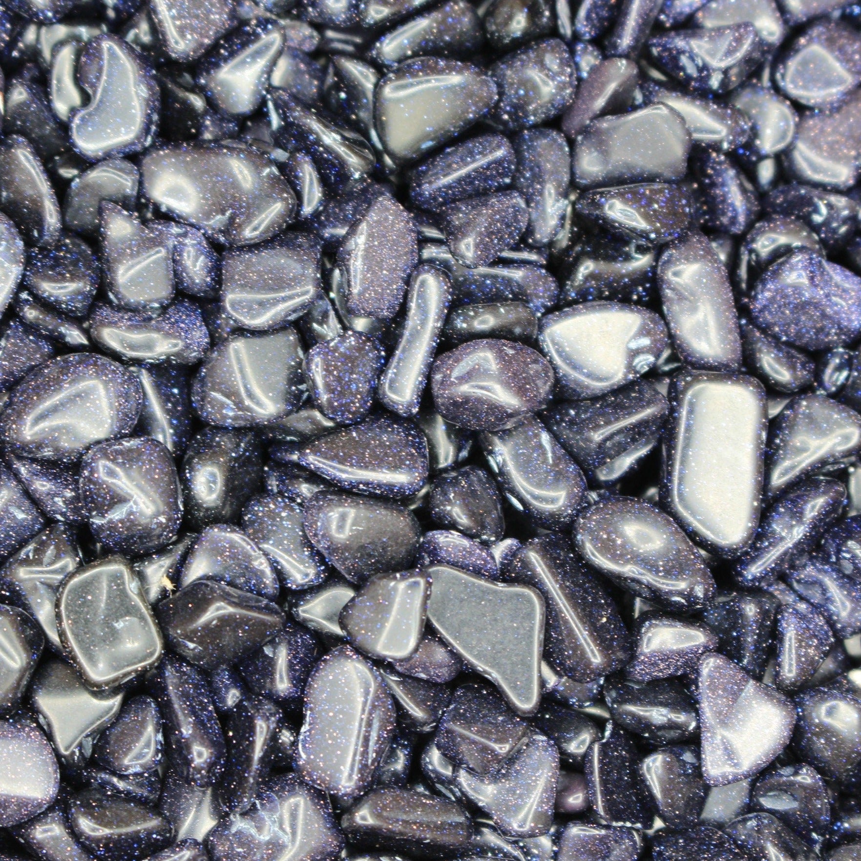 Blue Sandstone Stone Tumbled Crystal Chips