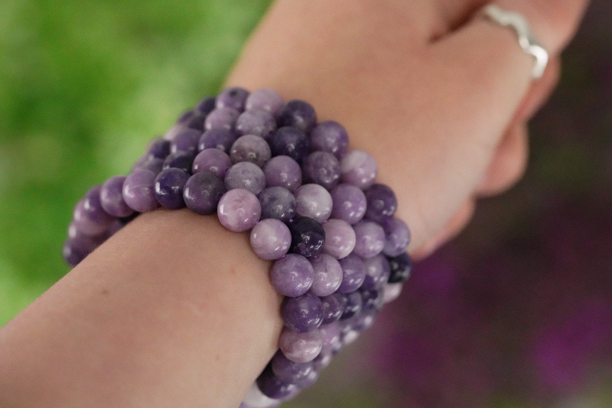 Sugilite Crystal Bracelet 8mm Stone Beads