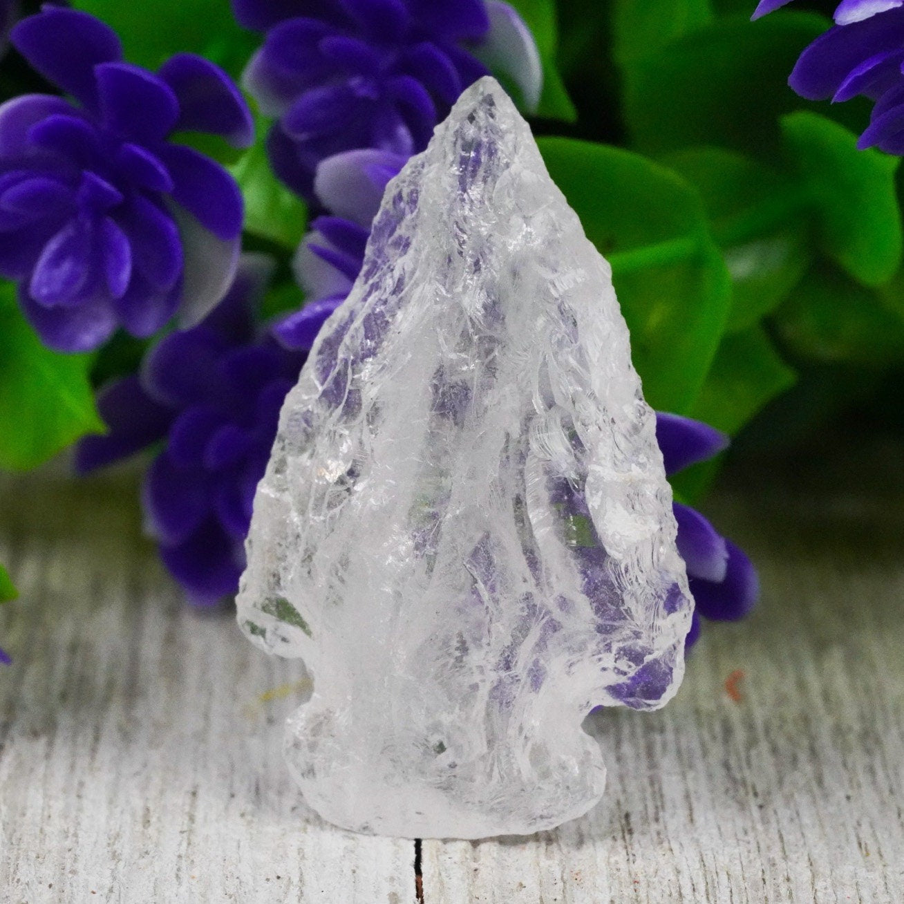 Clear Quartz Crystal Arrowhead