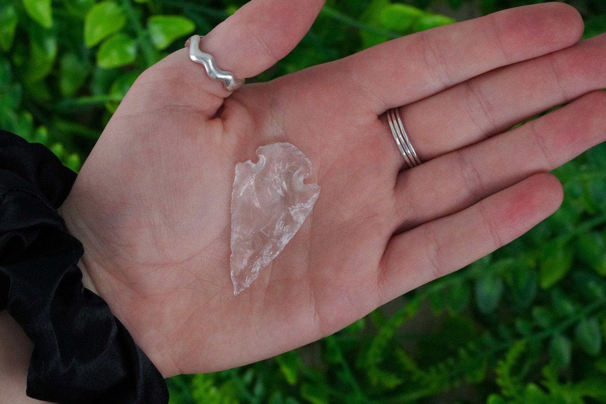 Clear Quartz Crystal Arrowhead