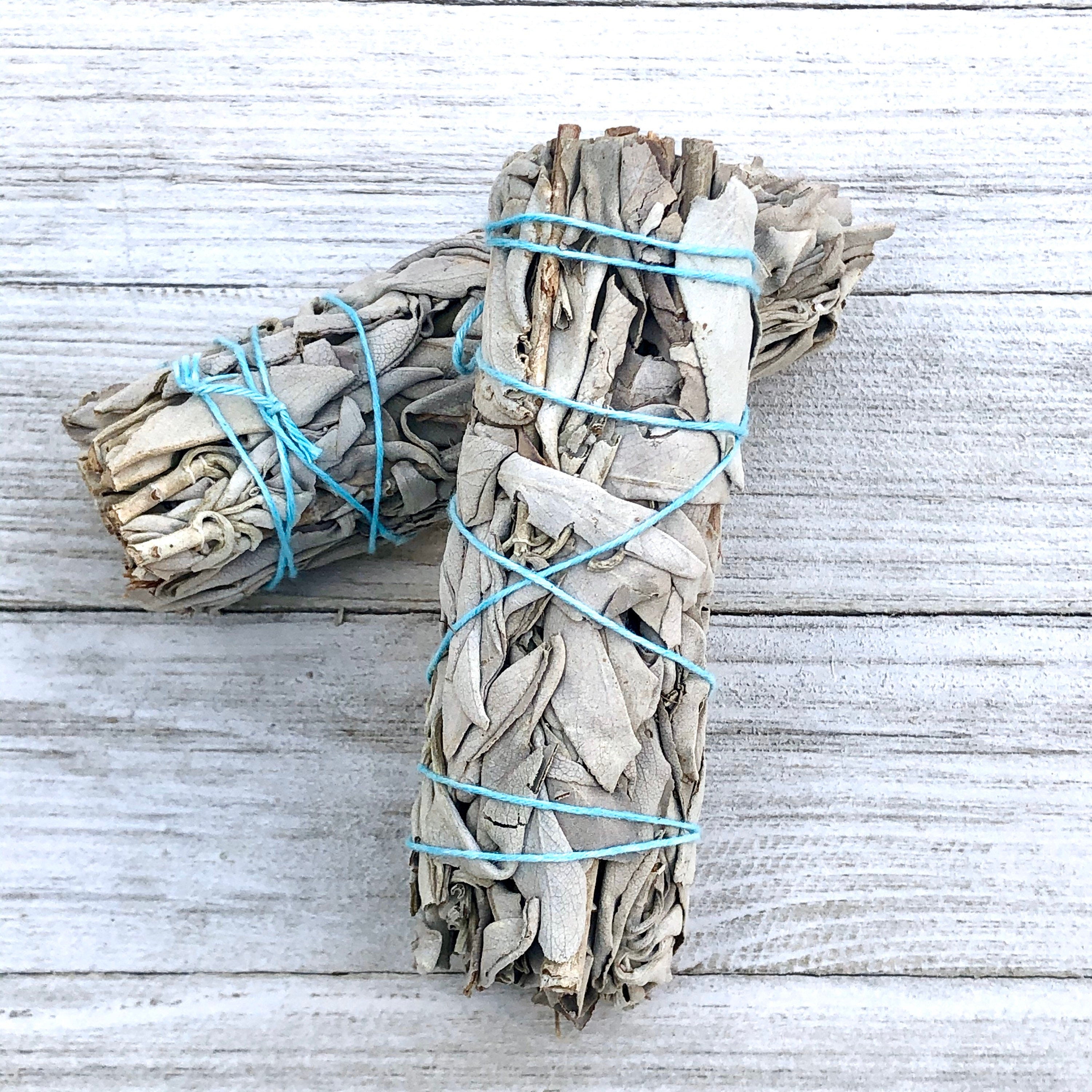 White Sage Smudge Stick 4in