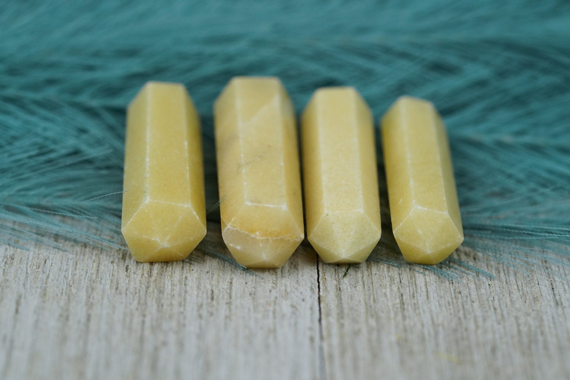 Yellow Aventurine Double Terminated Crystal