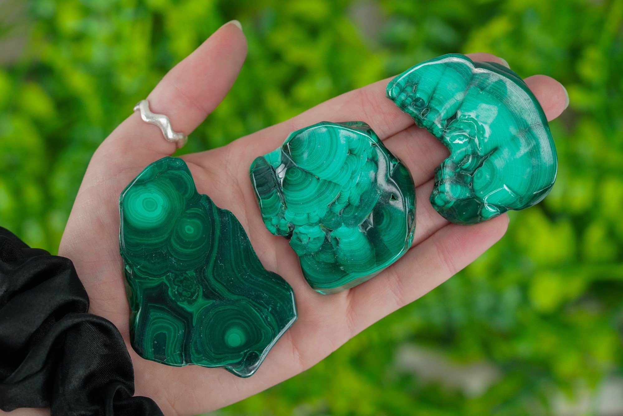 Malachite Polished Crystal Slab
