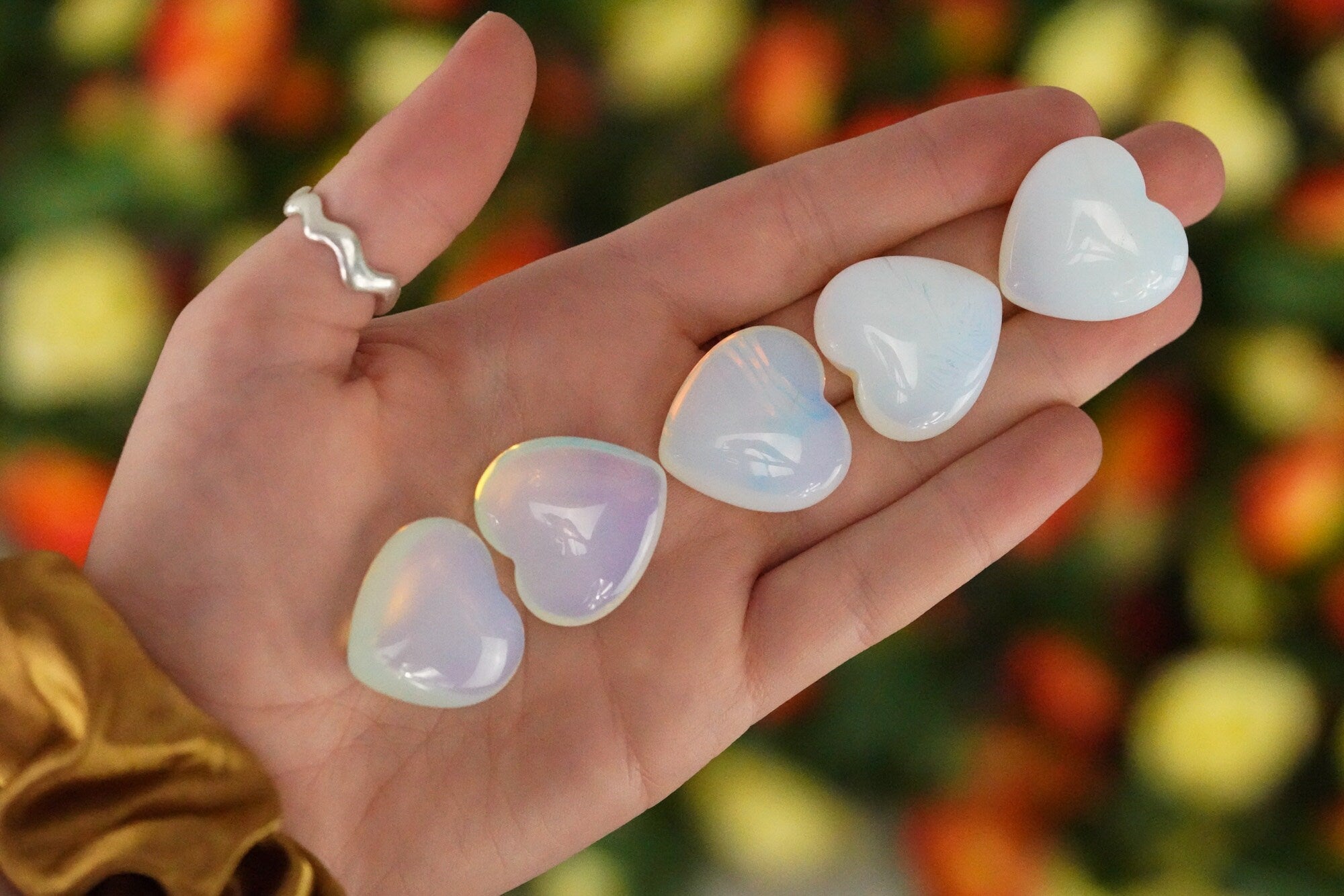 Small Opalite Crystal Heart