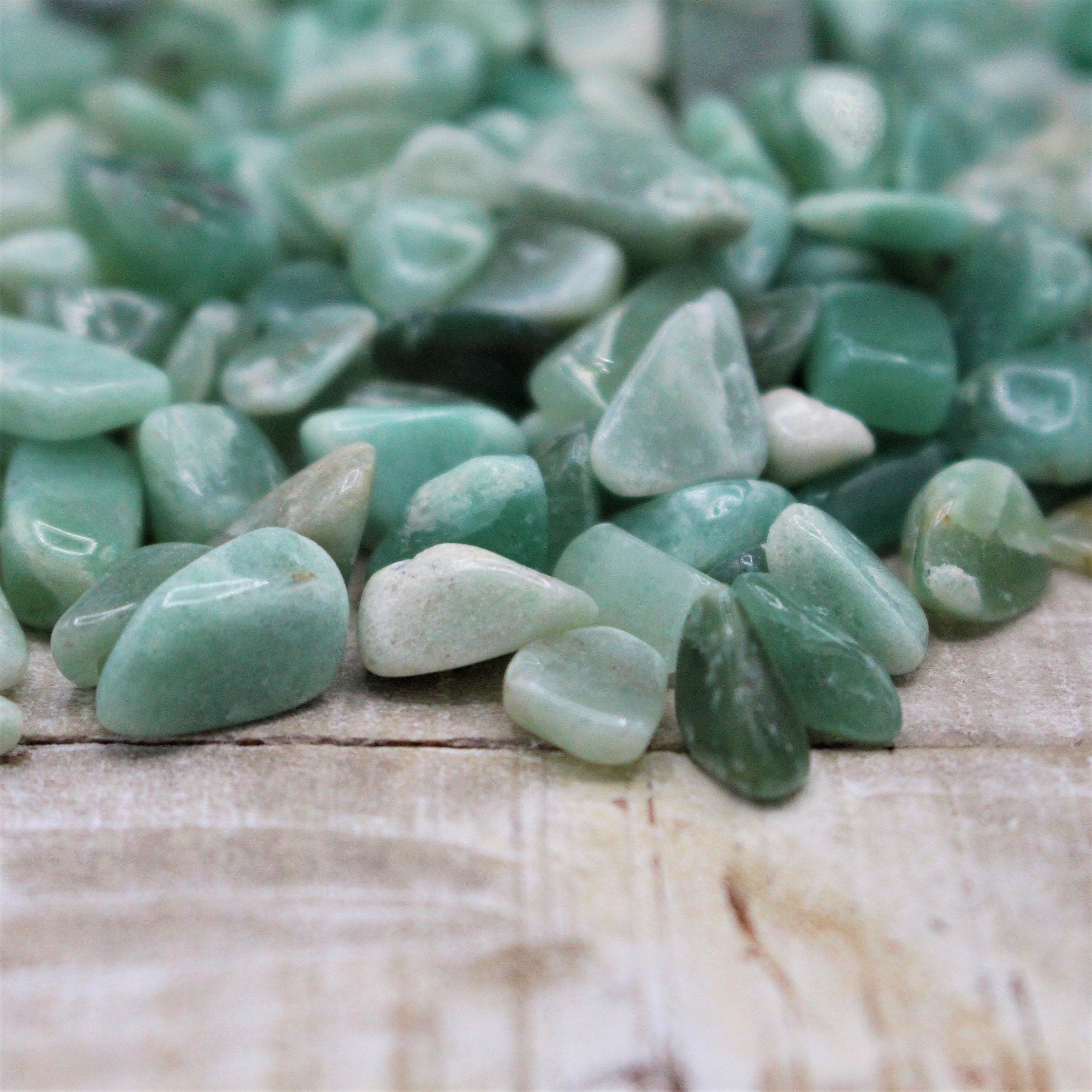 Green Aventurine Tumbled Crystal Chips