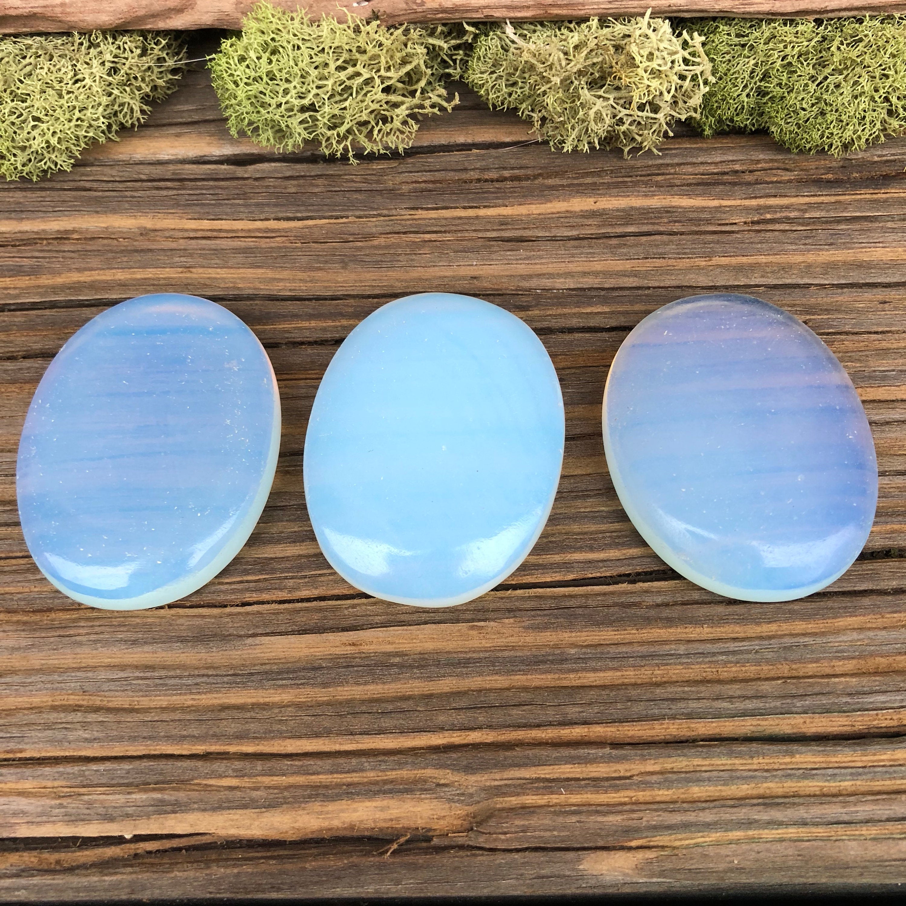 Opalite Palm Stone