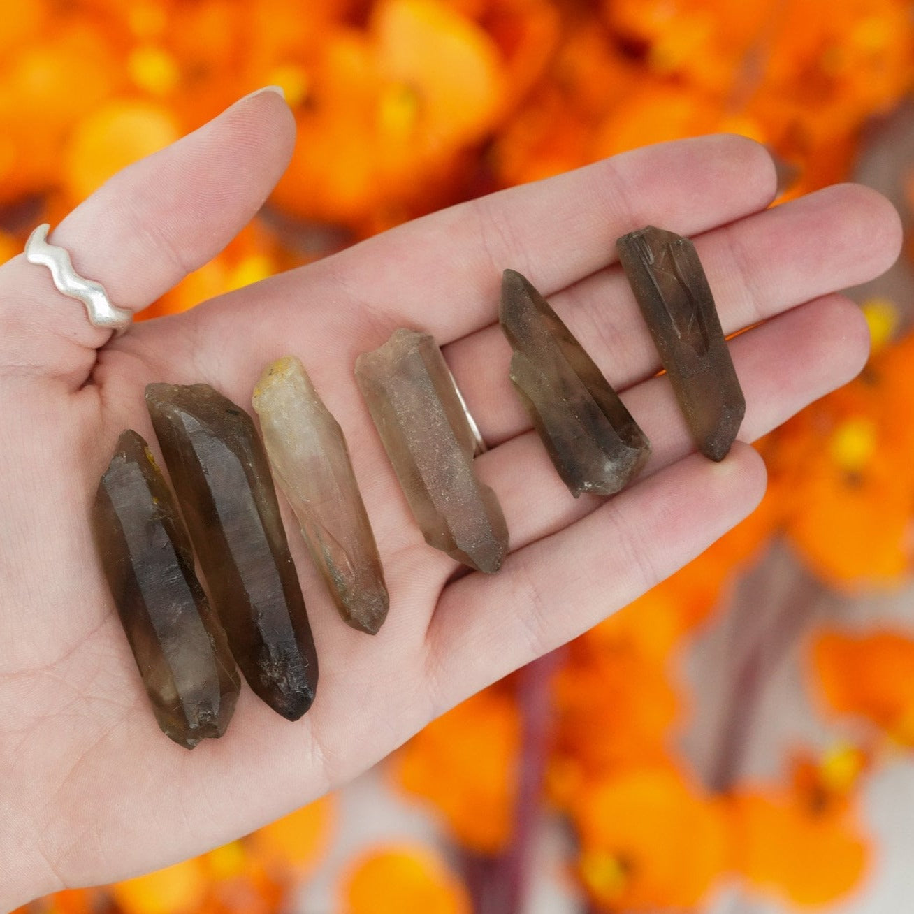 Raw Smoky Quartz Rough Point