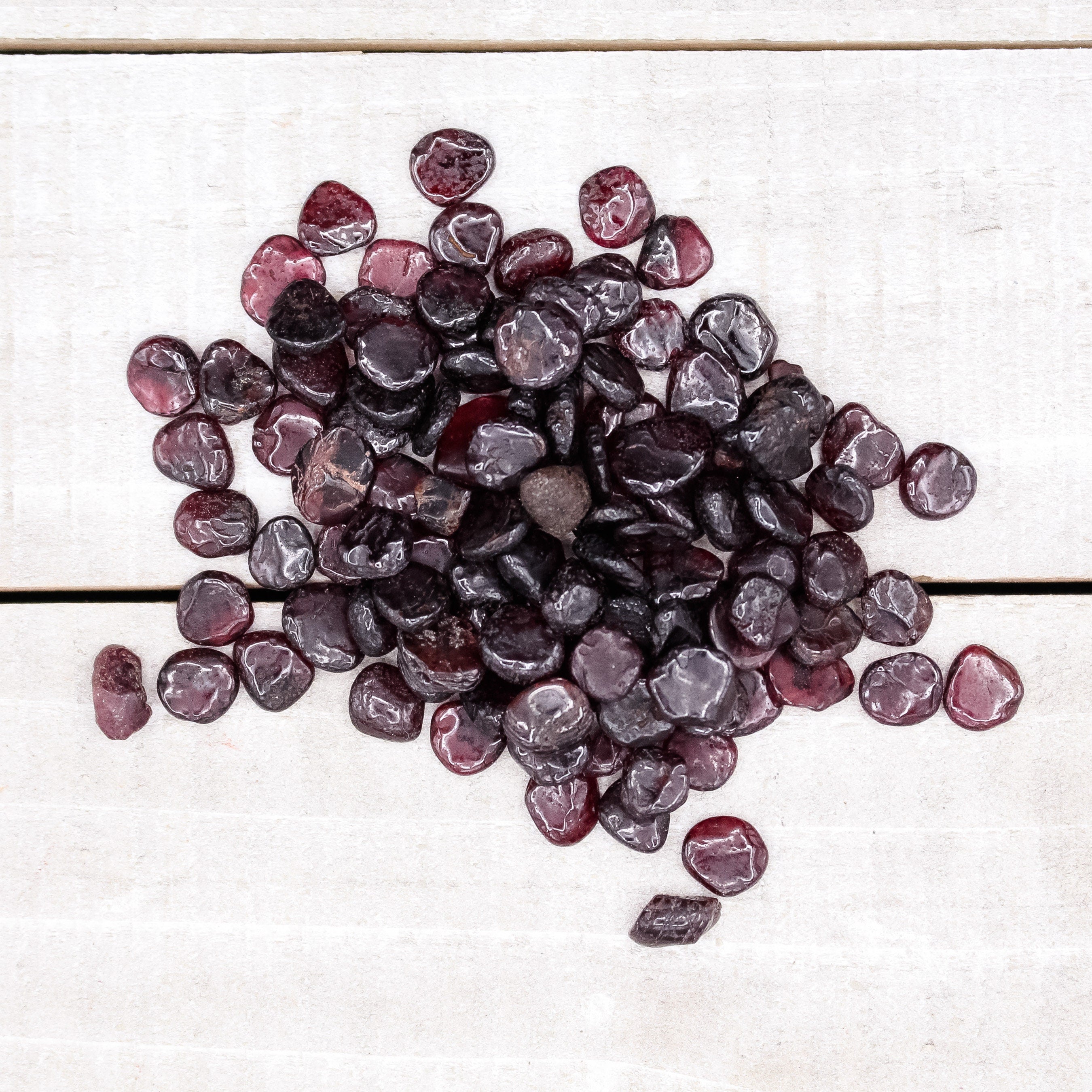 Garnet Stone Tumbled Crystal Chips