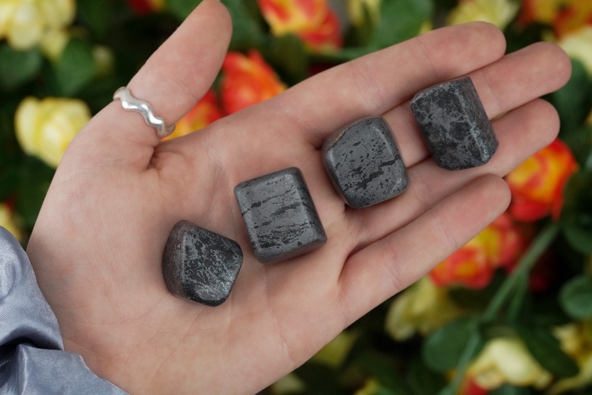 Tumbled Hematite Polished Stone