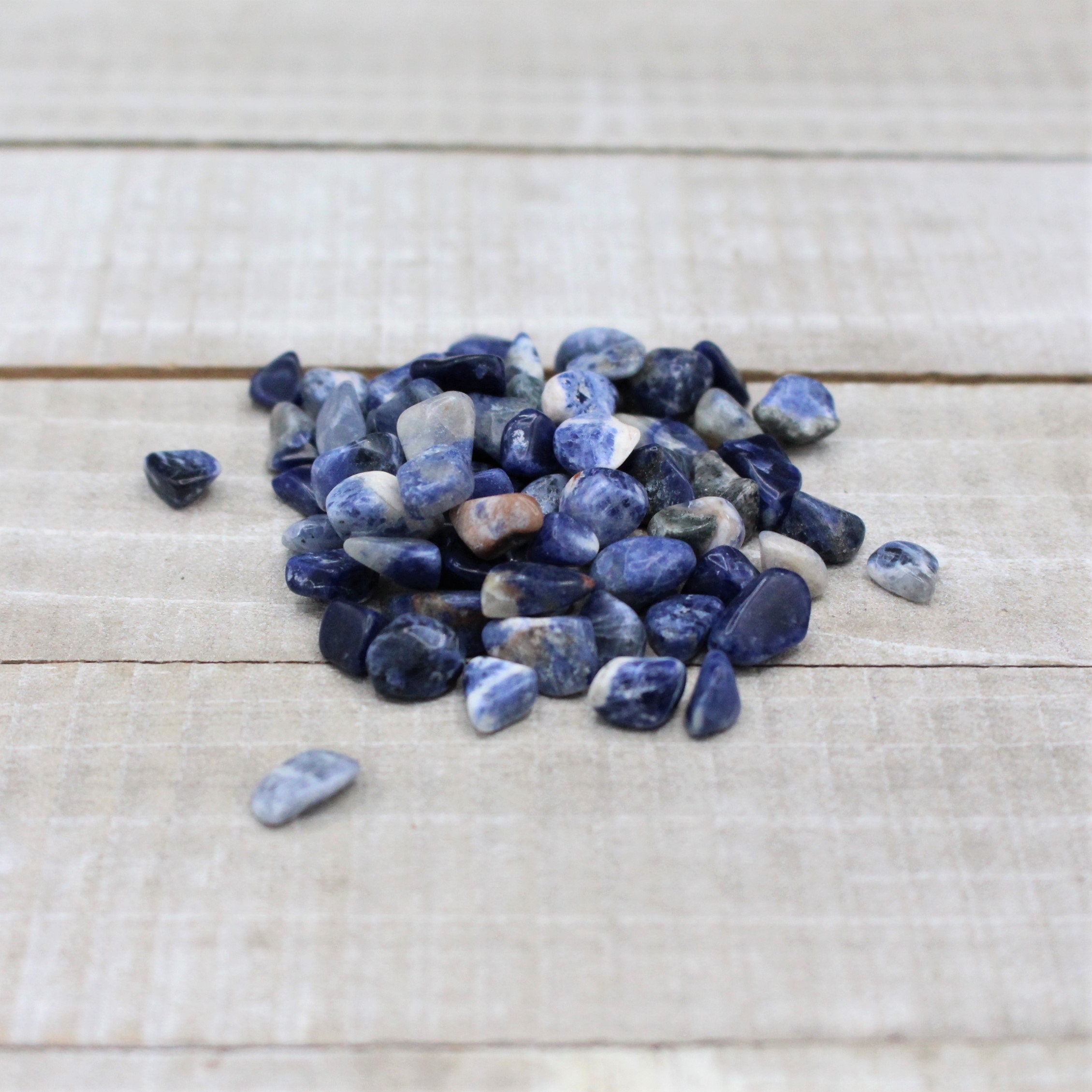 Sodalite Tumbled Crystal Chips
