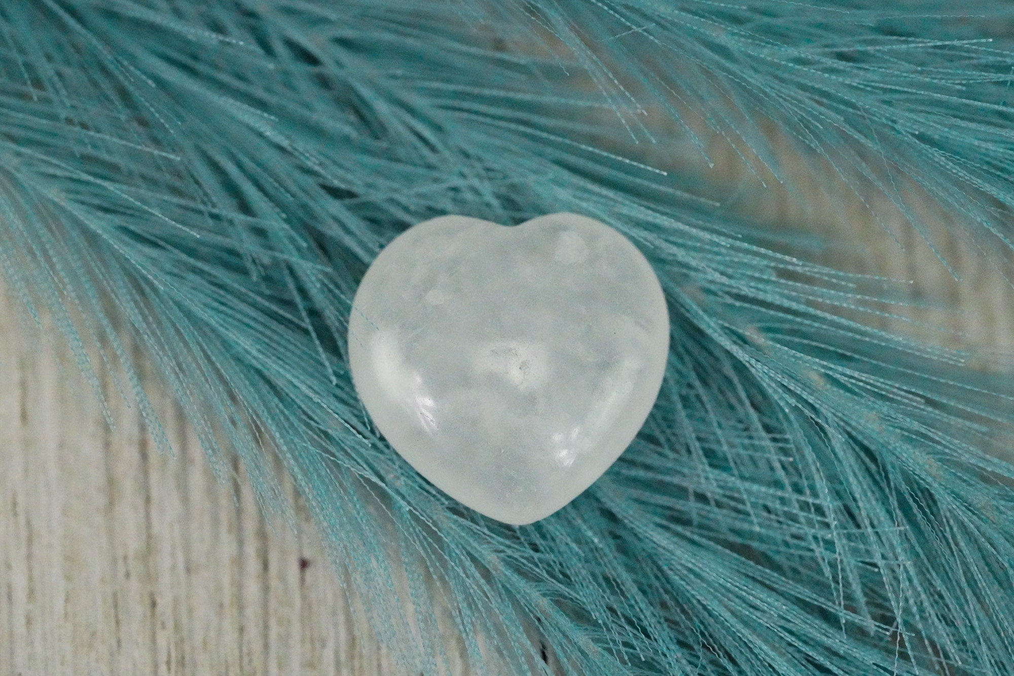 Clear Quartz Crystal Heart