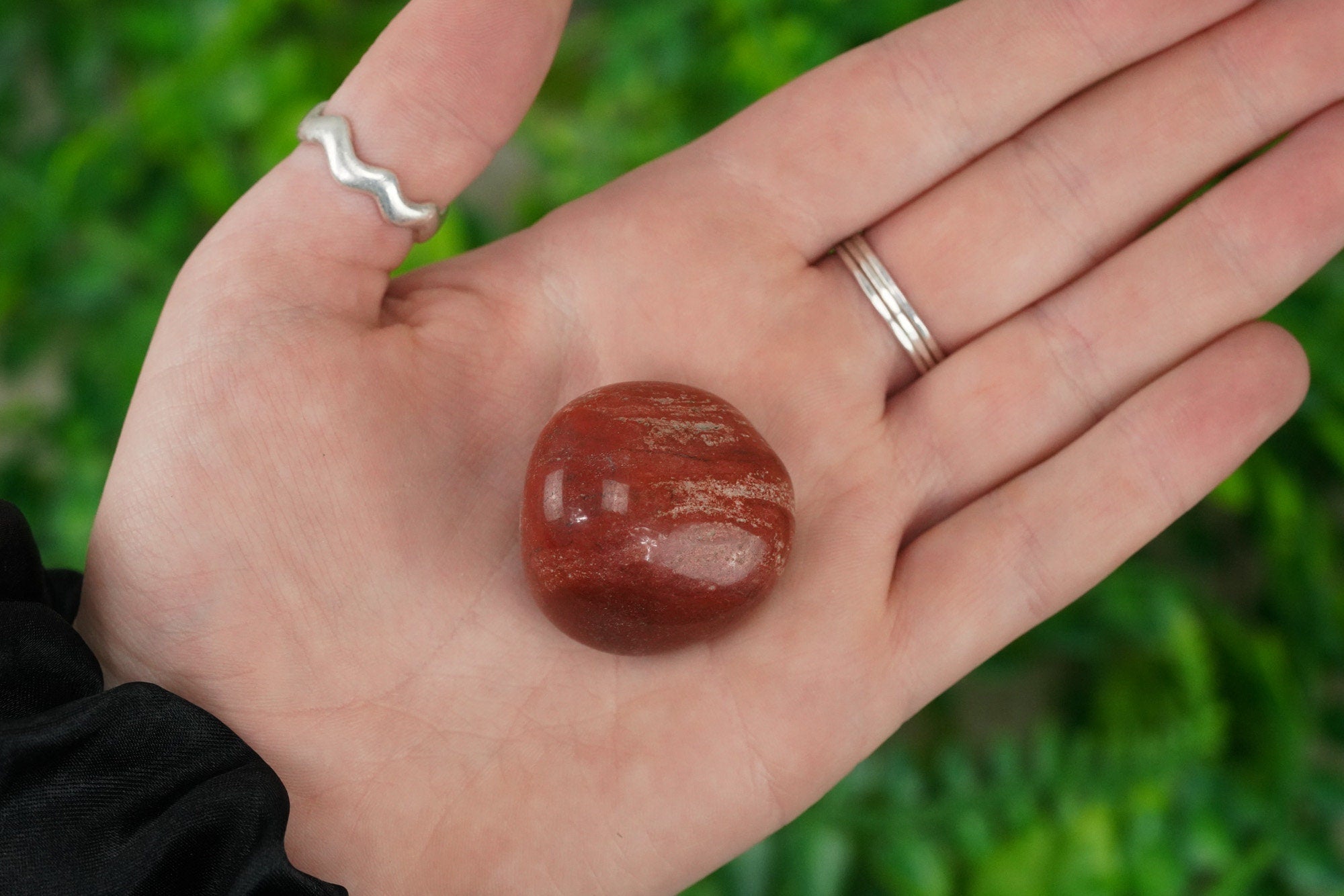 Red Jasper Pocket Stone